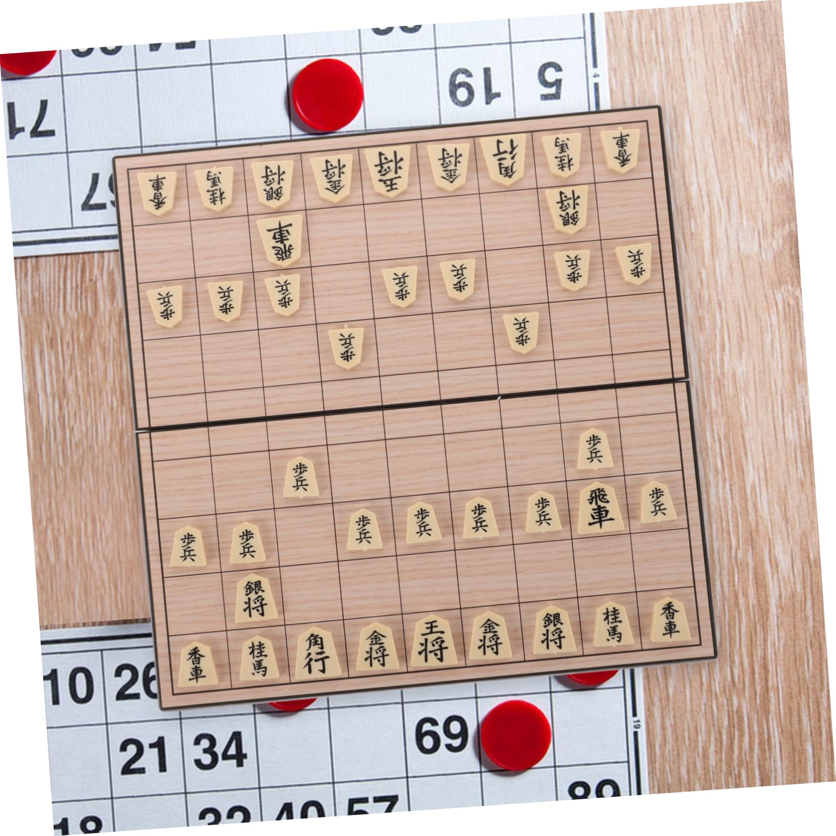 Gioco di Shogi Pieghevole Magnetico in Ps da Viaggio | Scacchiera Portatile, Intrattenimento On The Go, per Adulti e Appassionati