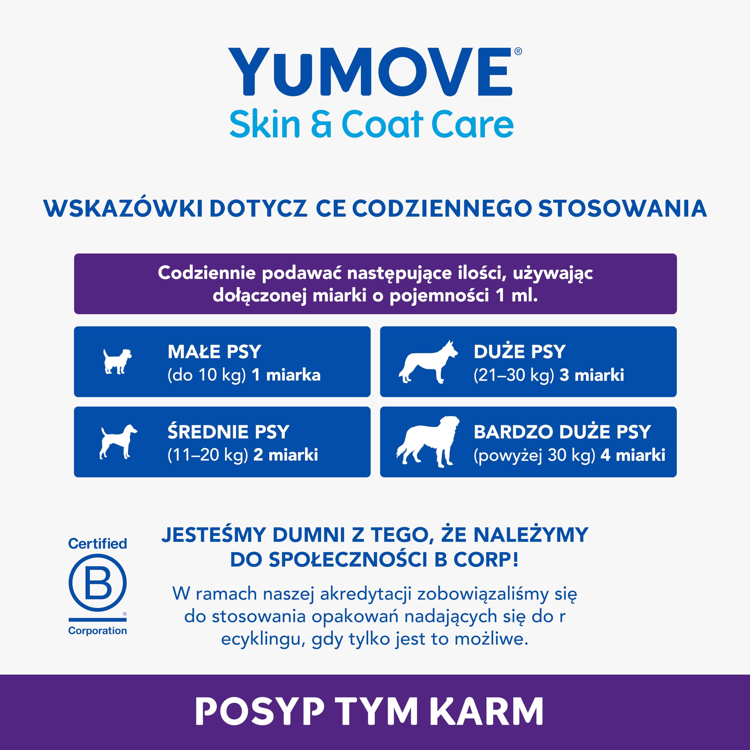 Yumove Yumove Proszek Wzmacniający Skórę I Sierść - 180 Miarek