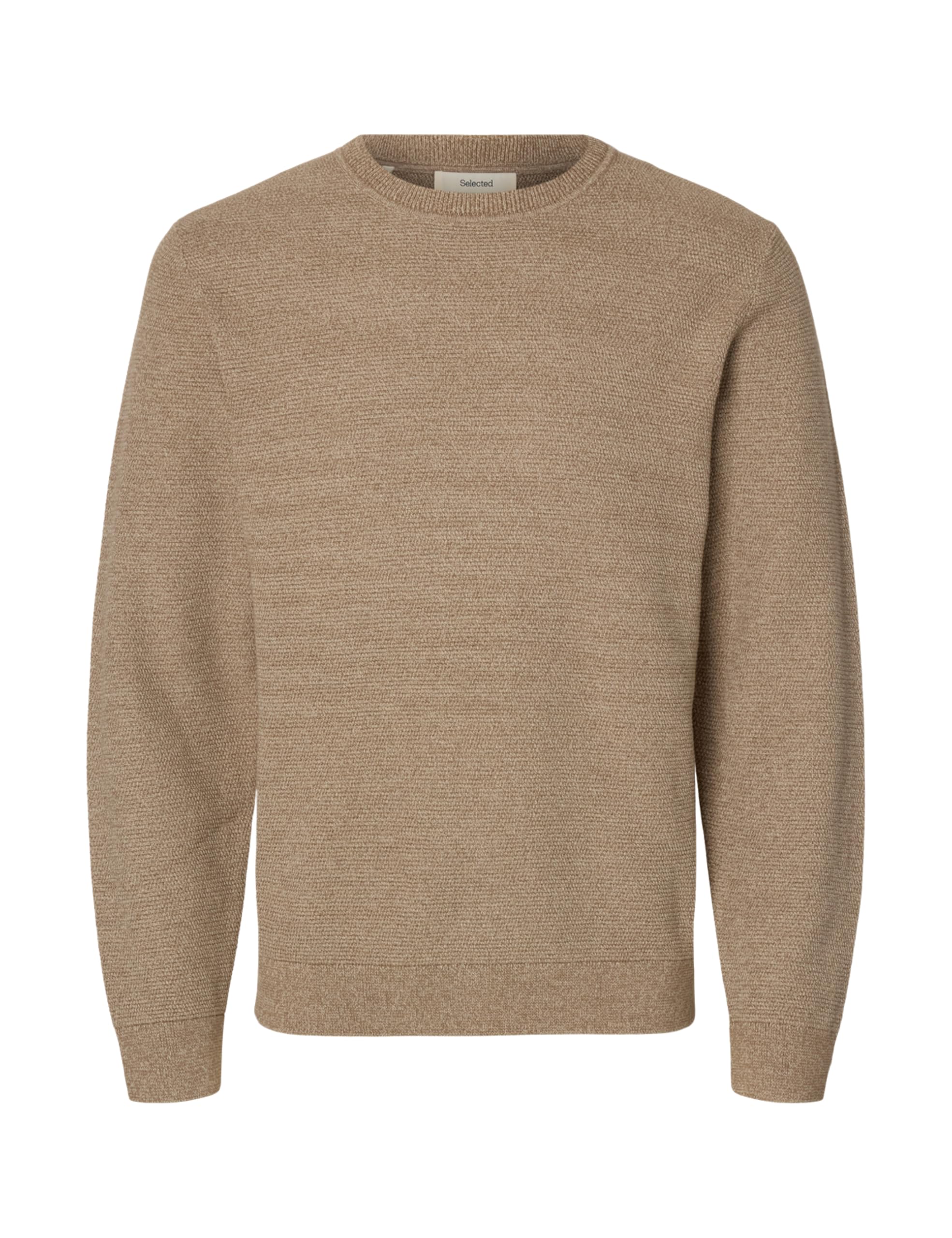SELECTED FEMME Herren Slhross Ls Knit Structure Crew Neck Noos Slhross Ls Knit Structure Crew Neck Noos (1er Pack)