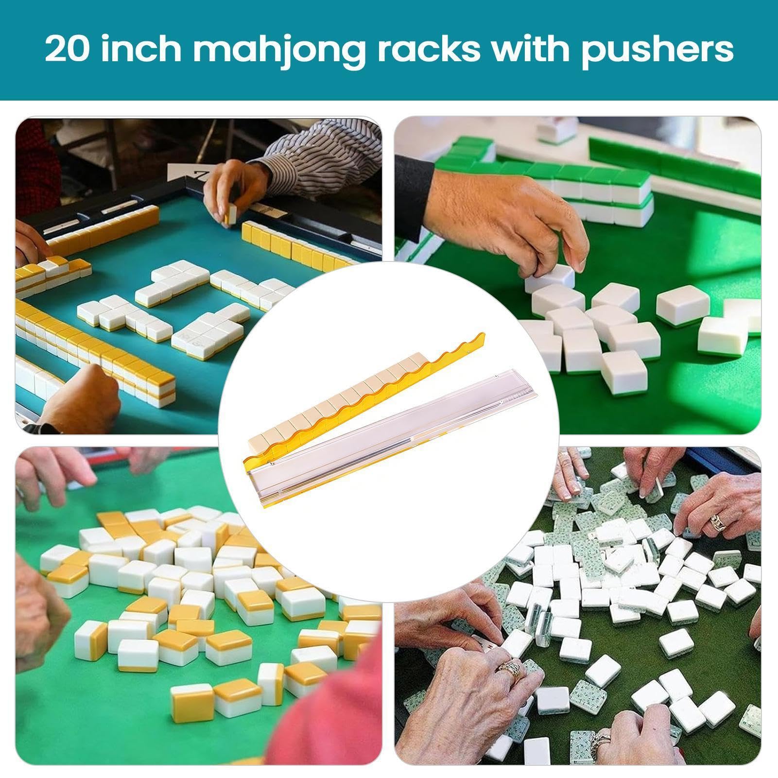 Supporto Per Il Del Mahjong Supporto Per Tessere In Acrilico Trasparente | Rastrelliere E Spingitori Per Tessere Mahjong Per Raduni Familiari, Vacanze E Celebrazioni Festive