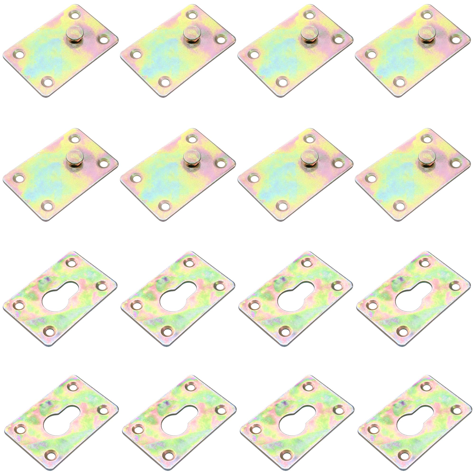 Ddhomin Coloured Zinc 8 Sets Of Picture Frame Hangers,Brackets For Hanging Mirror