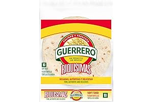 Guerrero Riquisimas Soft Taco Flour Tortillas for Authentic Mexican Flavors