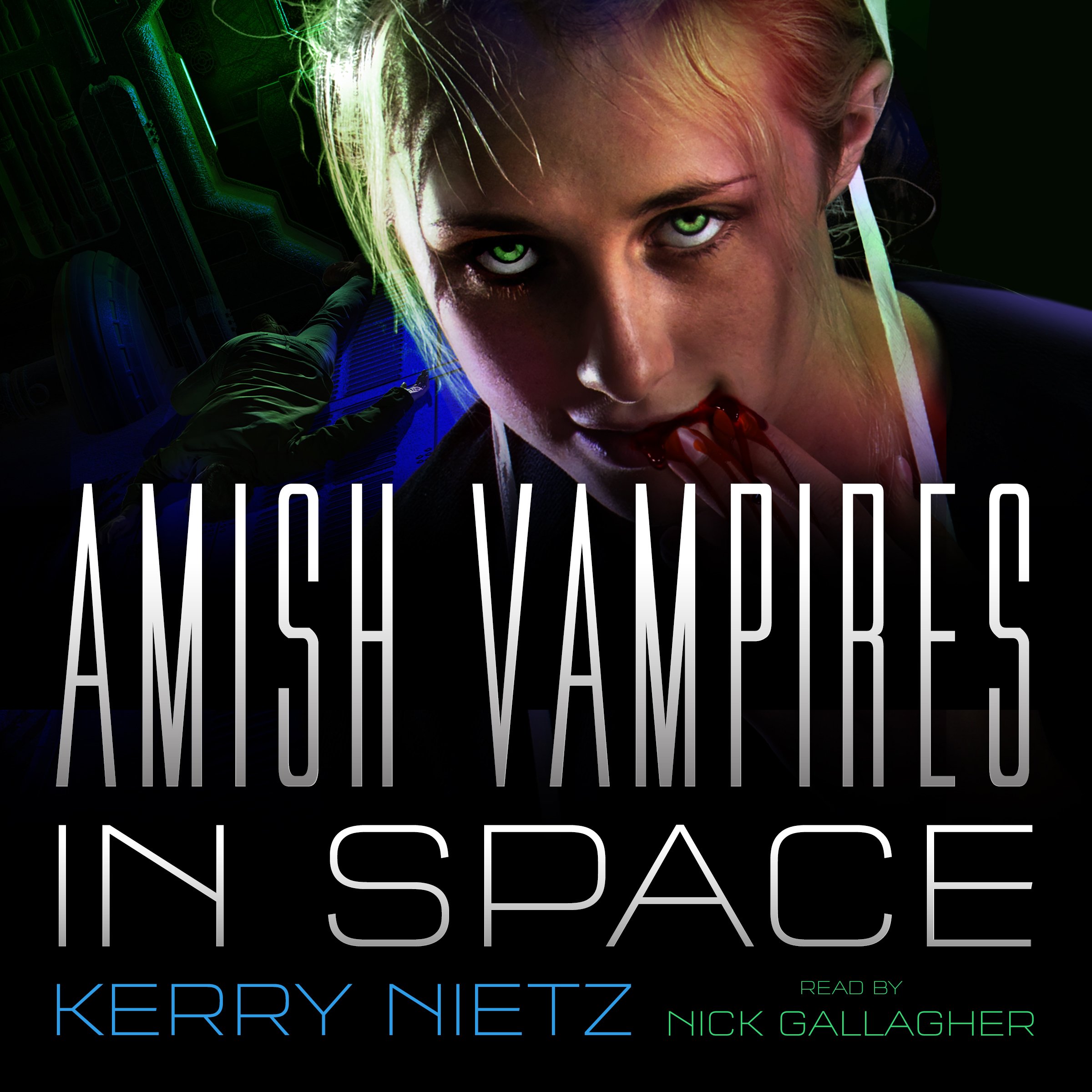 Cover art for Amish Vampires in Space
