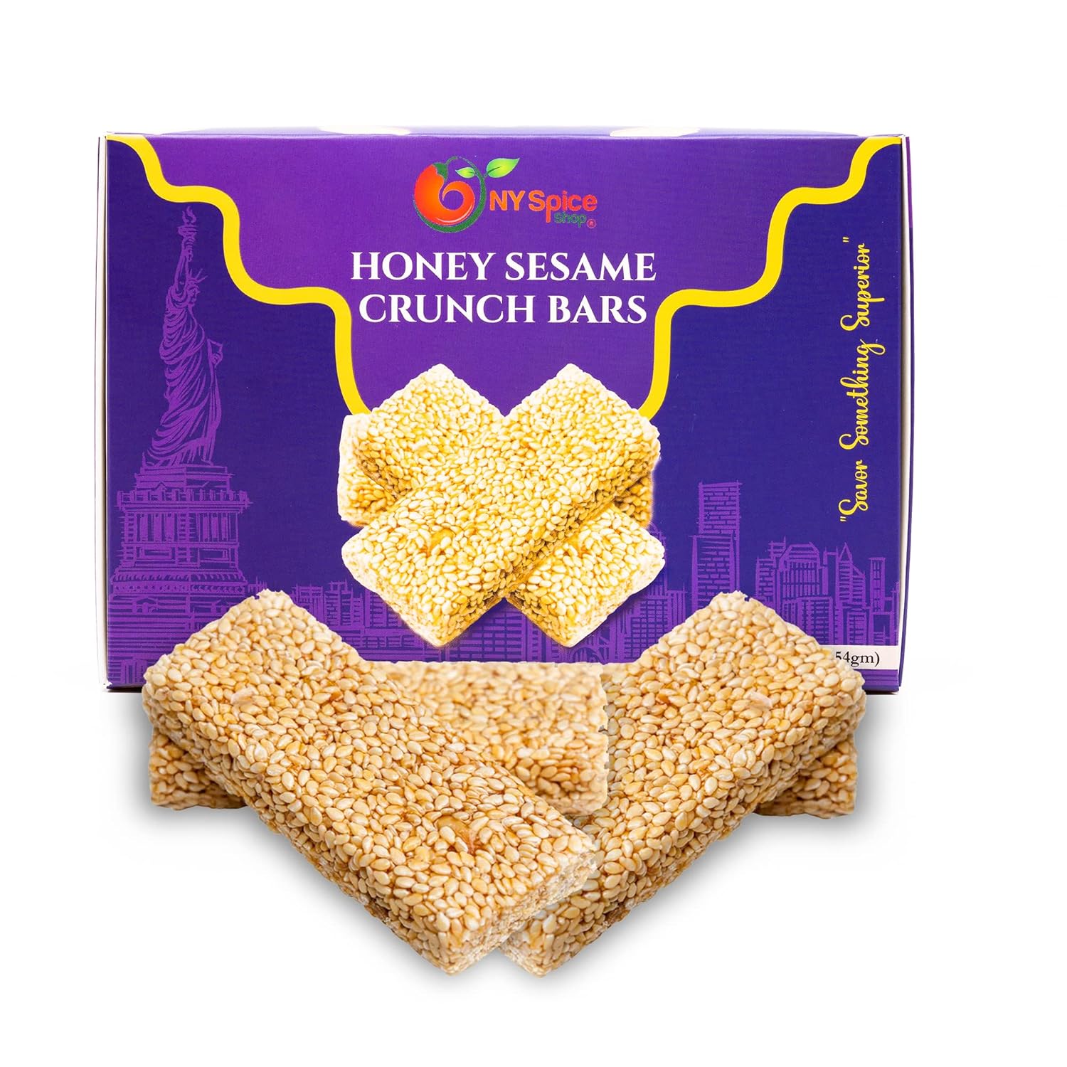 NY SPICE SHOP Sesame Honey Bars 1 Pound Honey Candy