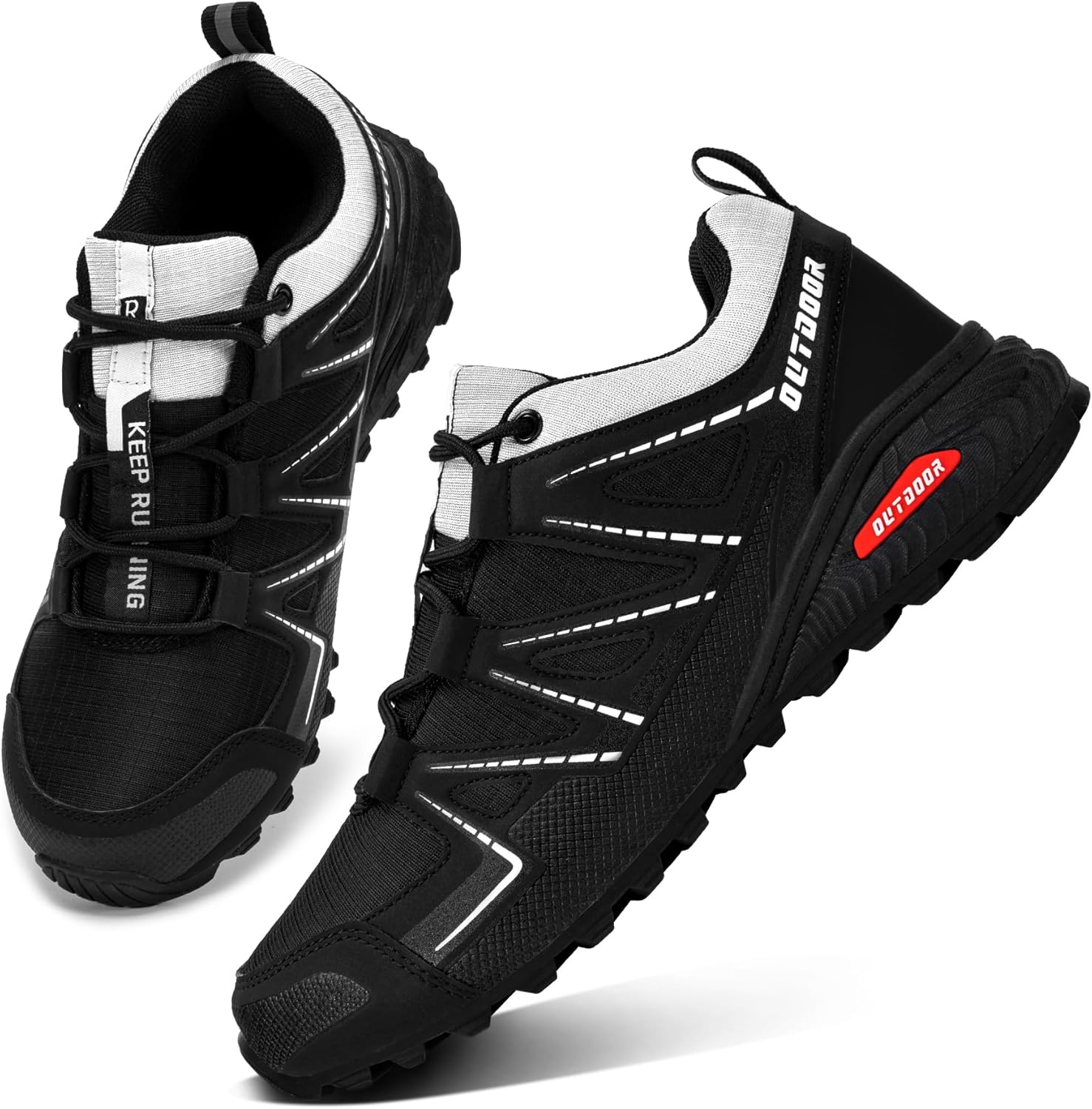 Men's Trail Running Shoes Waterproof Lightweight Non-Slip Walking Hiking Sneakers Men Outdoor - Image 9