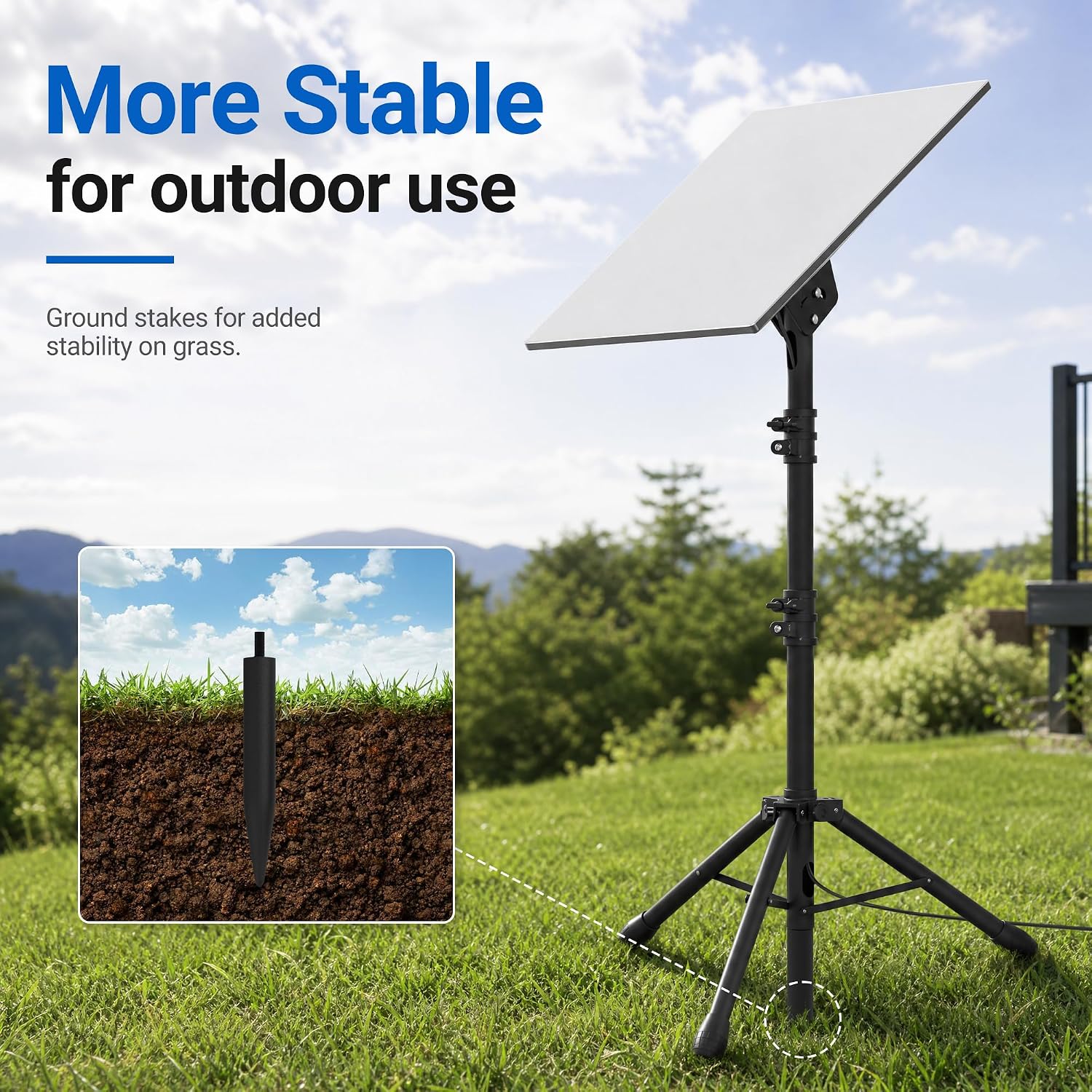 Starlink Tripod Stand for Standard 4/4X/Gen 3/V3/V4, 26-46in, 0-90° Tilt