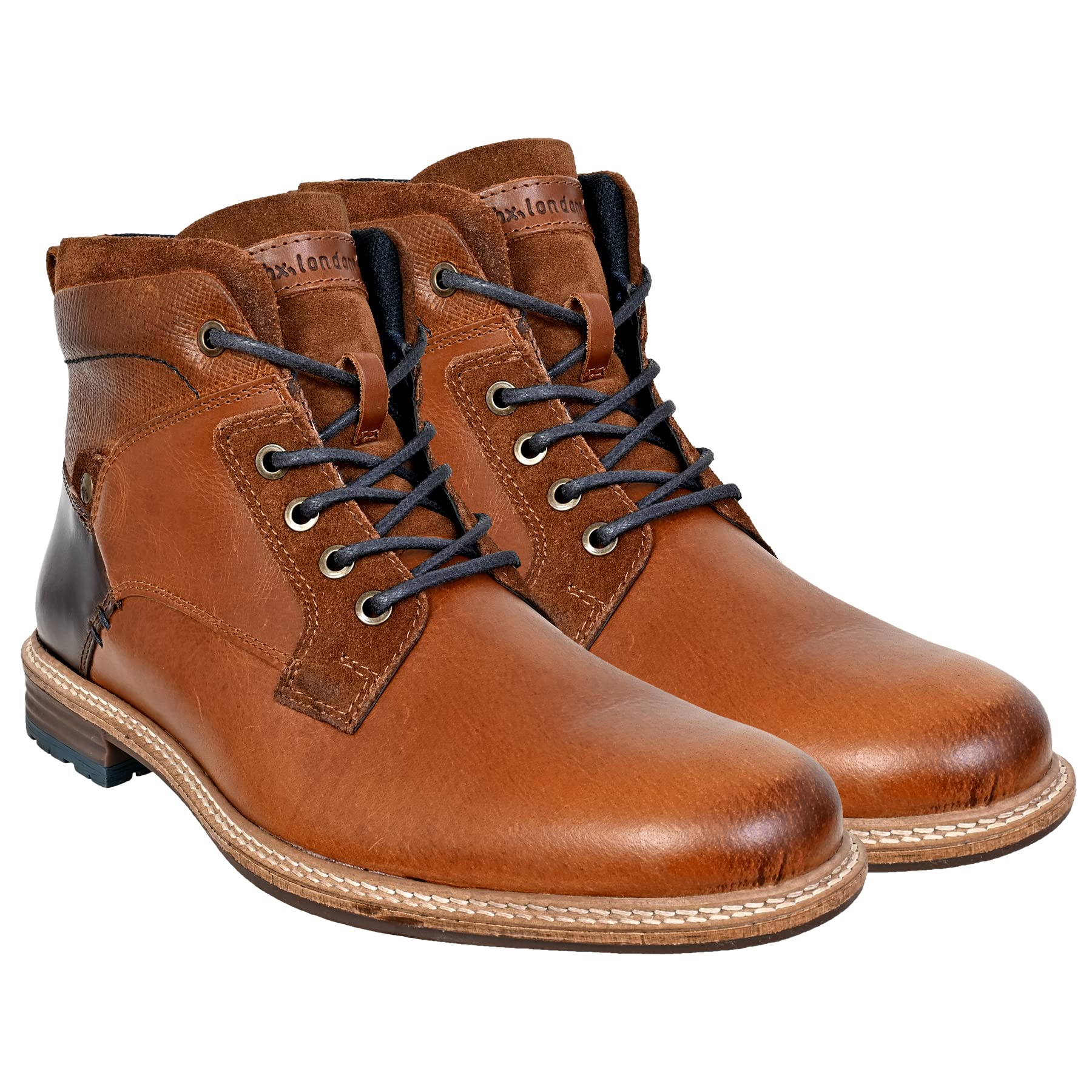 Men's Synthetic Leather Lace-Up Formal Boots-image-39