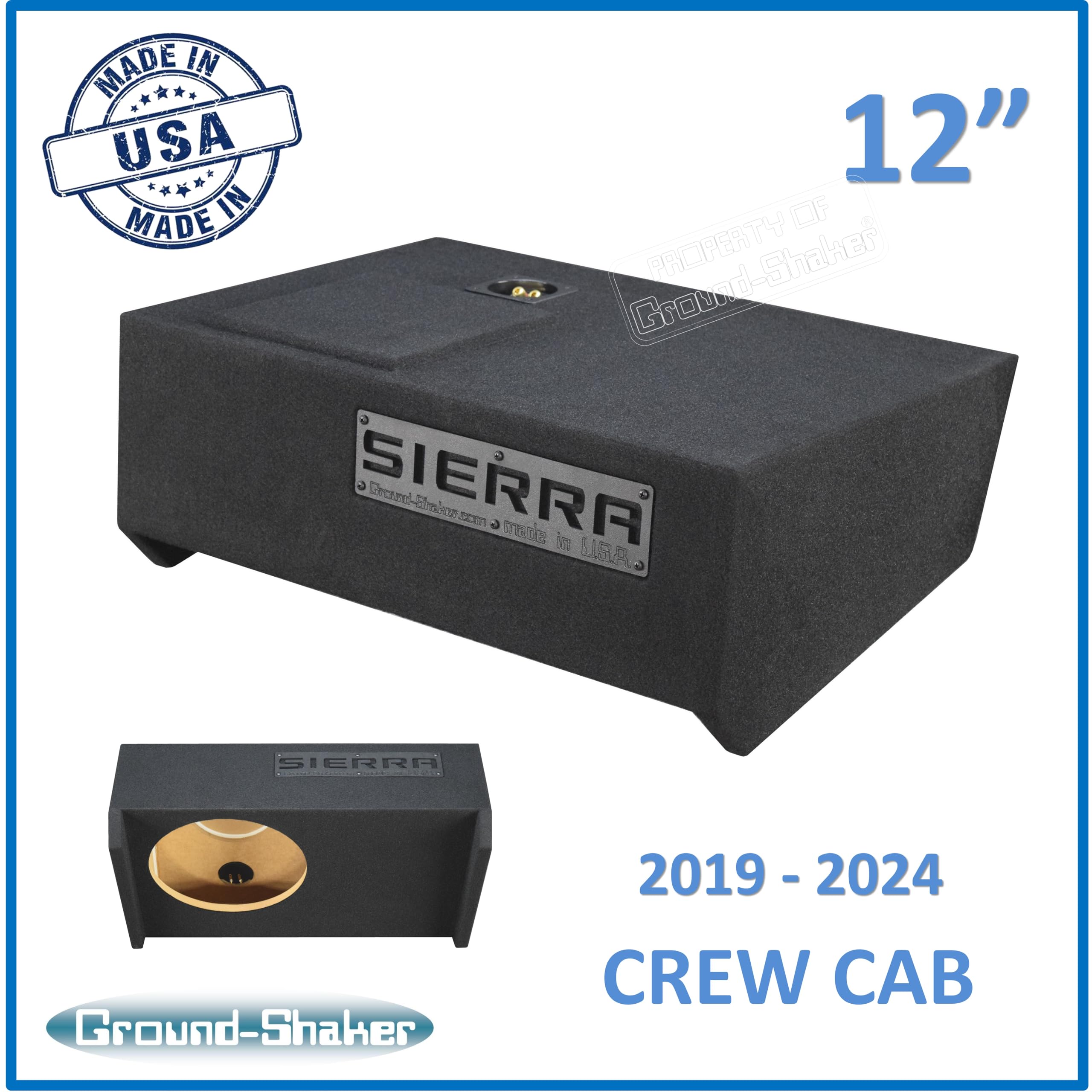 Generic 2019-2024 Sierra Crew Cab Truck Sub Box 12