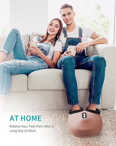 Miniatura 6 de Nekteck - Masajeador de pies Shiatsu con calor relajante, terapia de amasamiento profundo, compresión de aire, alivia el dolor de pies y mejora la