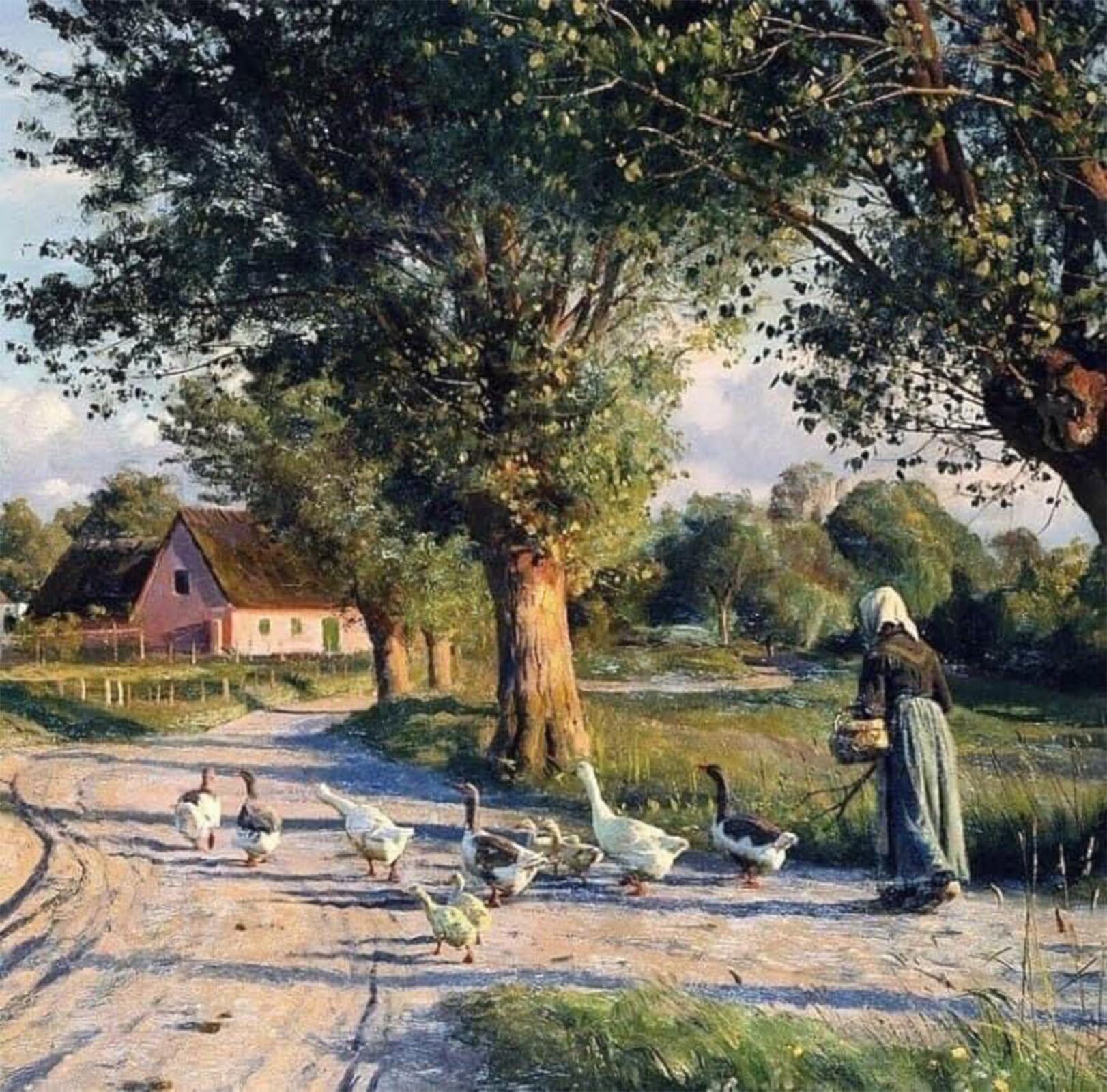 ARTXLXXBN Famous Painting Canvas Artwork Graffiti Print the Way Home by Famous Artist Portrait Canvas Image for Home Decor 60x90cm
