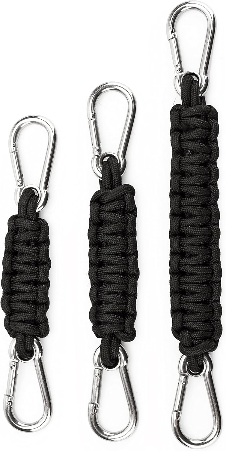 MOZETO Dog Collar Safety Clips for Prong Collar Backup