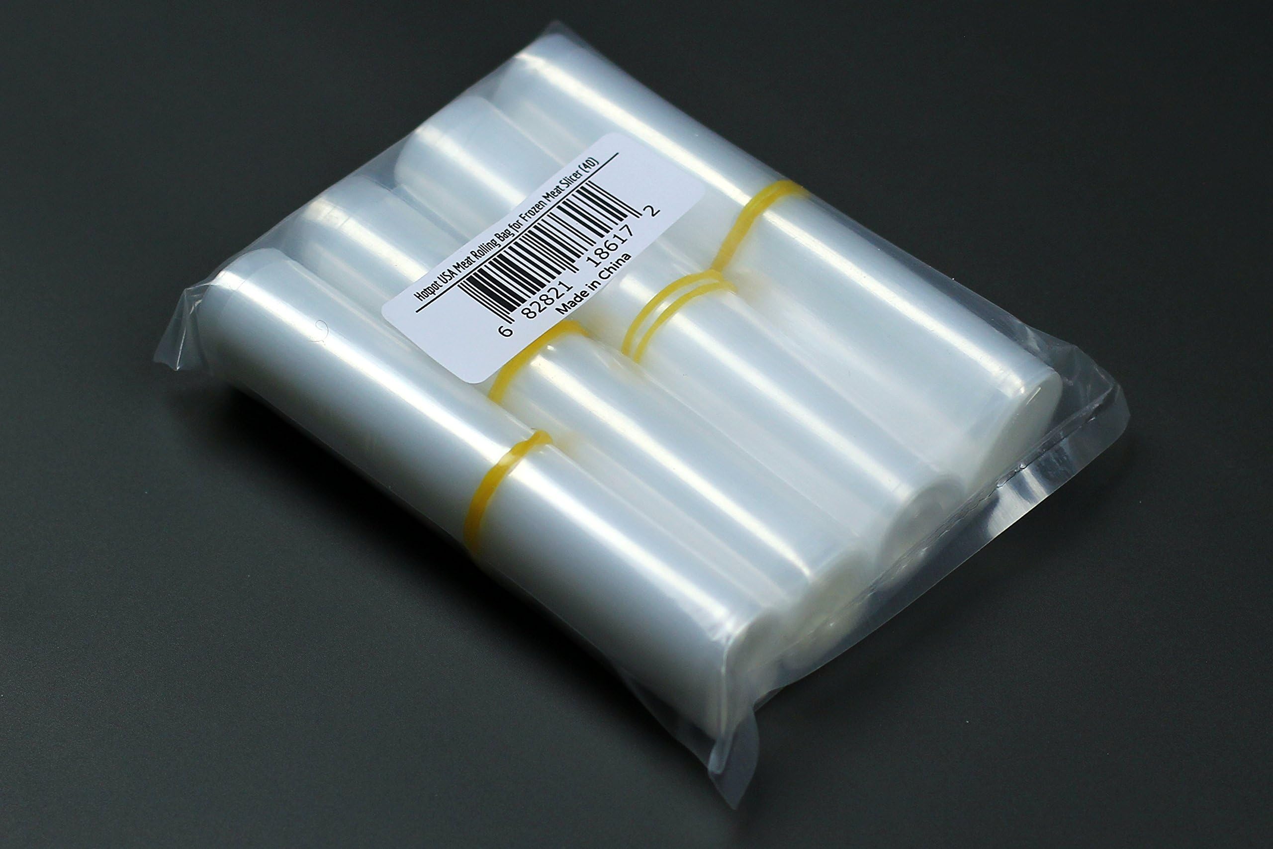 40 Meat Rolling Bag for Frozen Meat Slicer