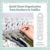 Vista 2 de Baby Nest Designs - Divisores para clóset de bebé (Unisex)