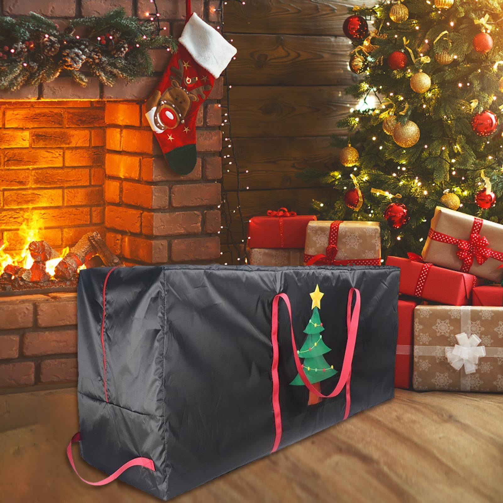 Borsa Per Albero Di Natale 180 Cm - Custodia Impermeabile, Trasporto Facile, Riposo Ordinate - Foto 13