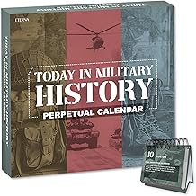 Today In Military History Calendar | Perpetual War History Calendar For The Military History Enthusiast, This Day In Amazing History Trivia Facts & Achievements | History Buff Gift Page A Day Box Calendar with Historical Info For Every Day of The Year