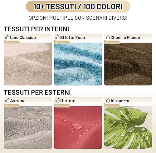 Miniatura 6 de Lokex Cojín de banco, tamaño personalizado 90 + color, impermeable, doble ribete, cojines de banco para muebles de exterior, cojines antideslizantes