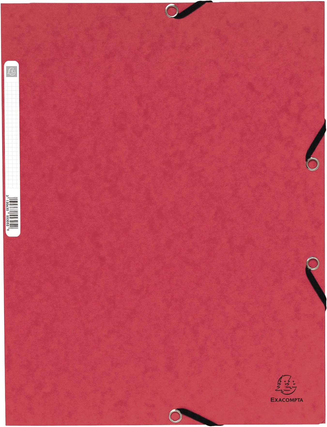 Exacompta Réf 55190E - Lot De 4 Chemises à Élastiques Forever Young 3 Rabats - Polypropylène Recyclé, 24x32cm A4