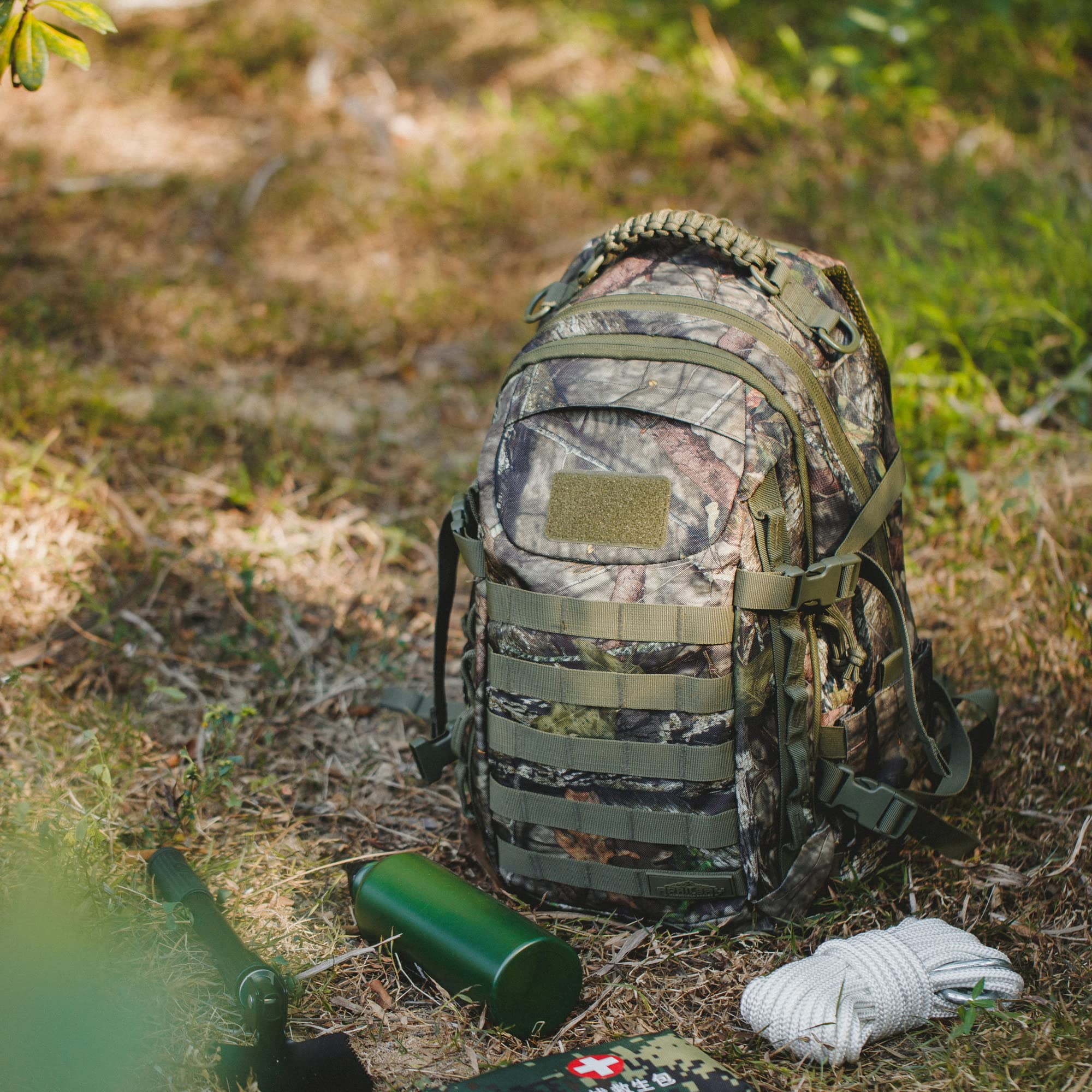 APRILBAY Forest Tree Camouflage Tactical Backpack Hunting Backpack-Camo Backpack - Hiking, Hunting, Fishing, Camping Backpack