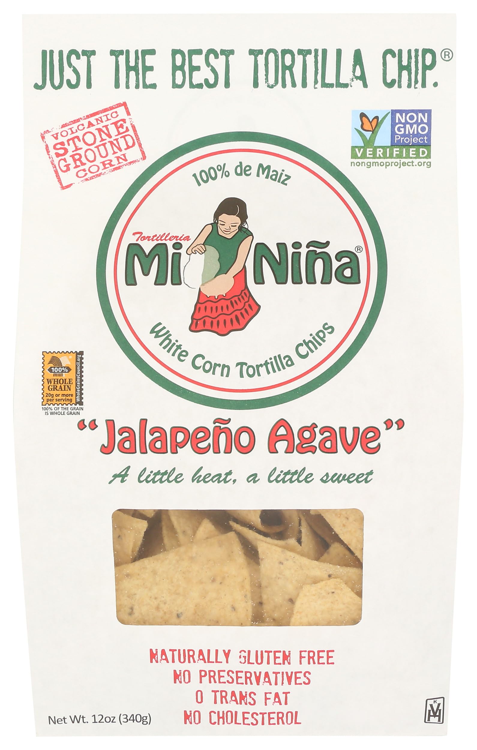 Tortilleria Mi Nina Chip Tortilla Jalapeno Agave