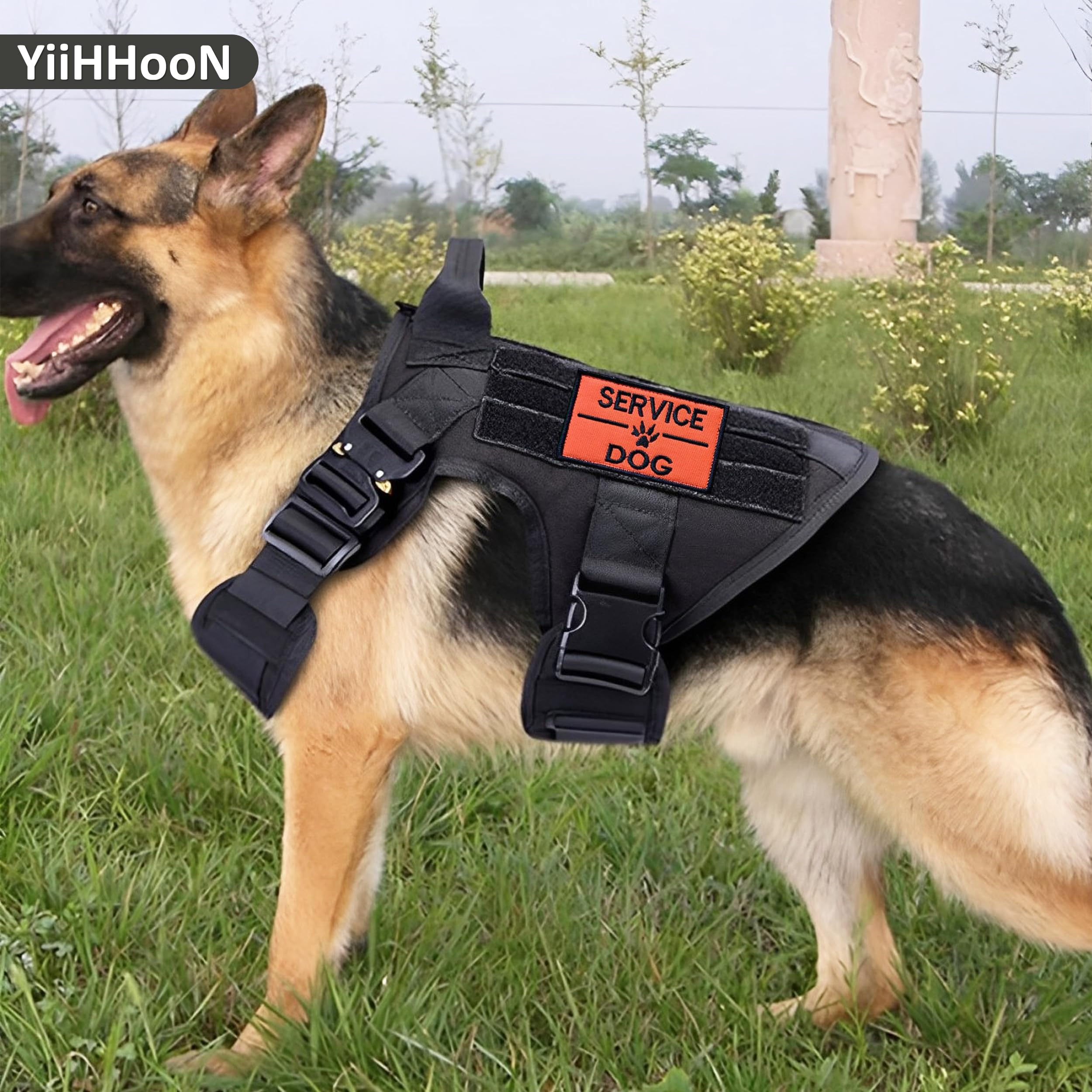 2 stuks EMT Psychiatric & Stress & Anxiety Response diensthonden vest/ harnas embleem geborduurd geborduurd badge Medic EMT Service hond patch voor honden vest harnas kleding
