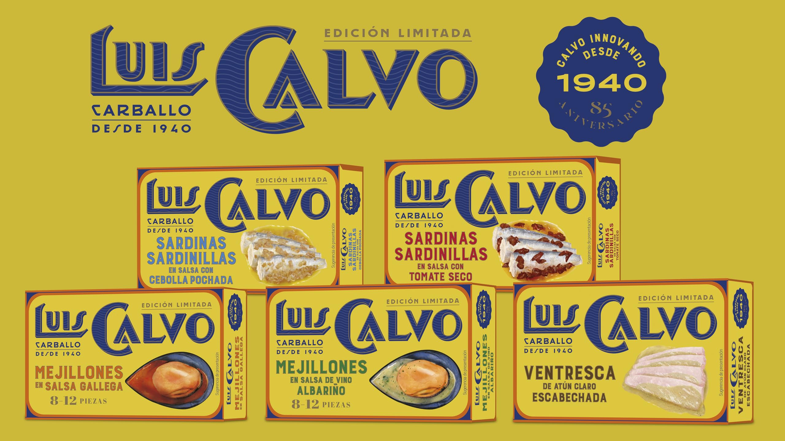 Luis Calvo Sardinillas en salsa con Cebolla pochada 85g