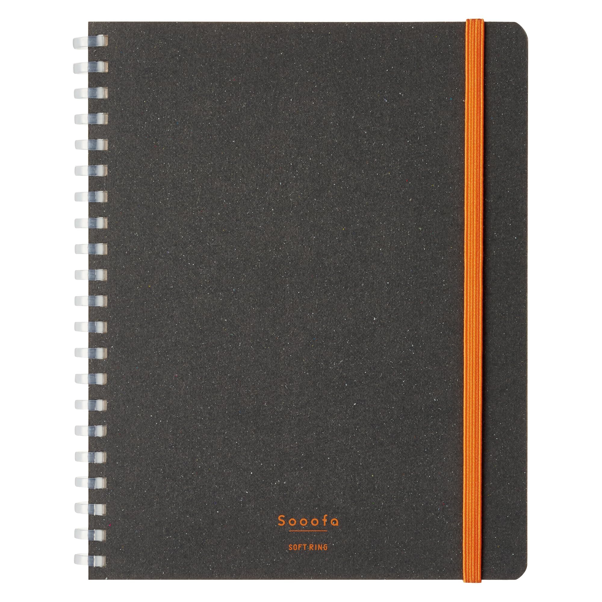Carnet B6 KOKUYO Sooofa noir pour vos notes de réunion de bureau