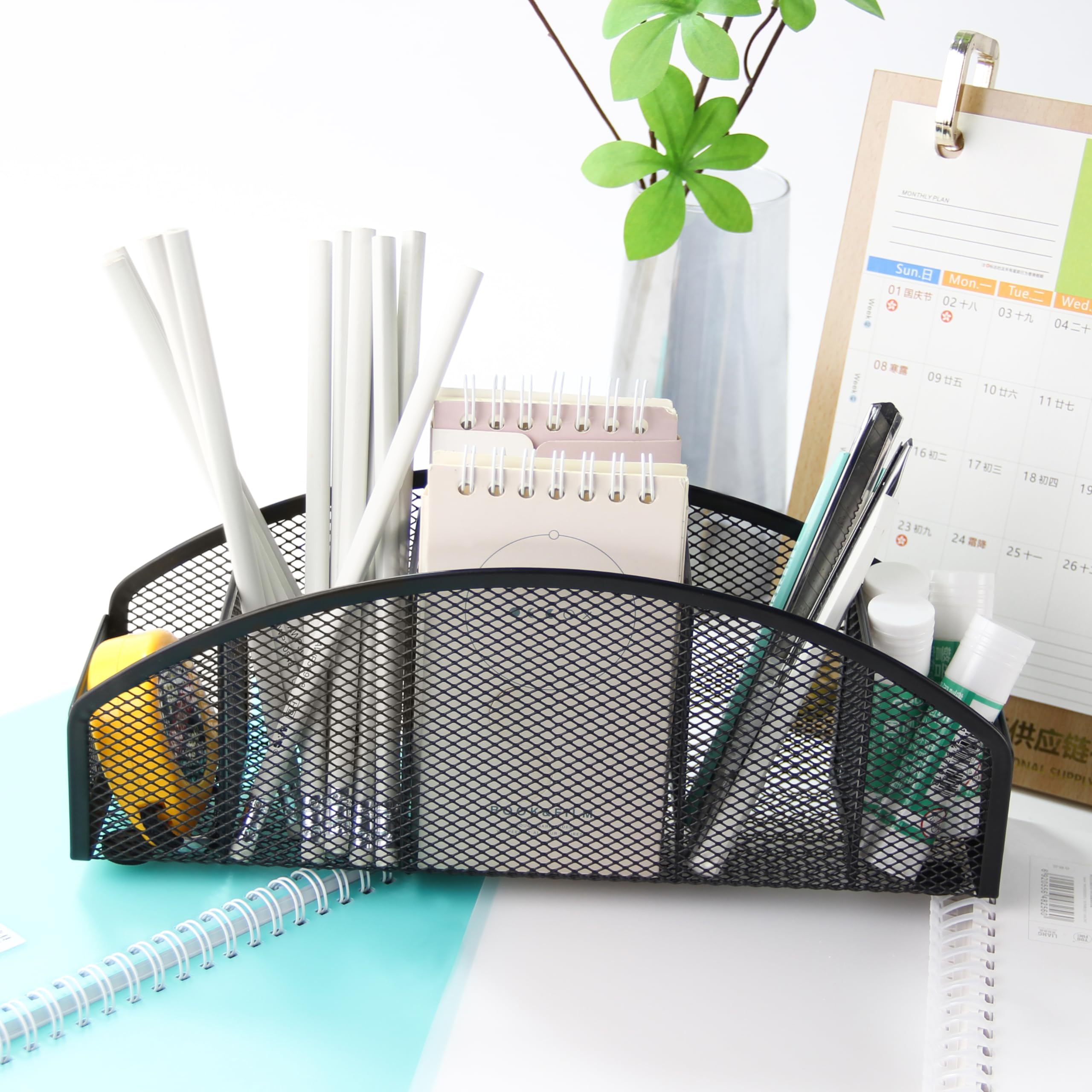 Porte-stylos Métal Doré Ajouré X4 – Rangement Bureau Déco, Pour Crayons, Pinceaux Maquillage, Ustensiles - 7