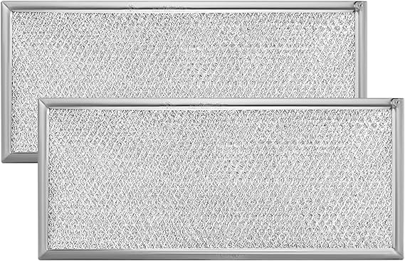 Fits for Whirlpool W10208631A Microwave Grease Filter - Approx 13" x 6" (2-Pack) by AMI PARTS