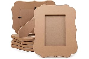 Juvale Unfinished Wood Picture Frames