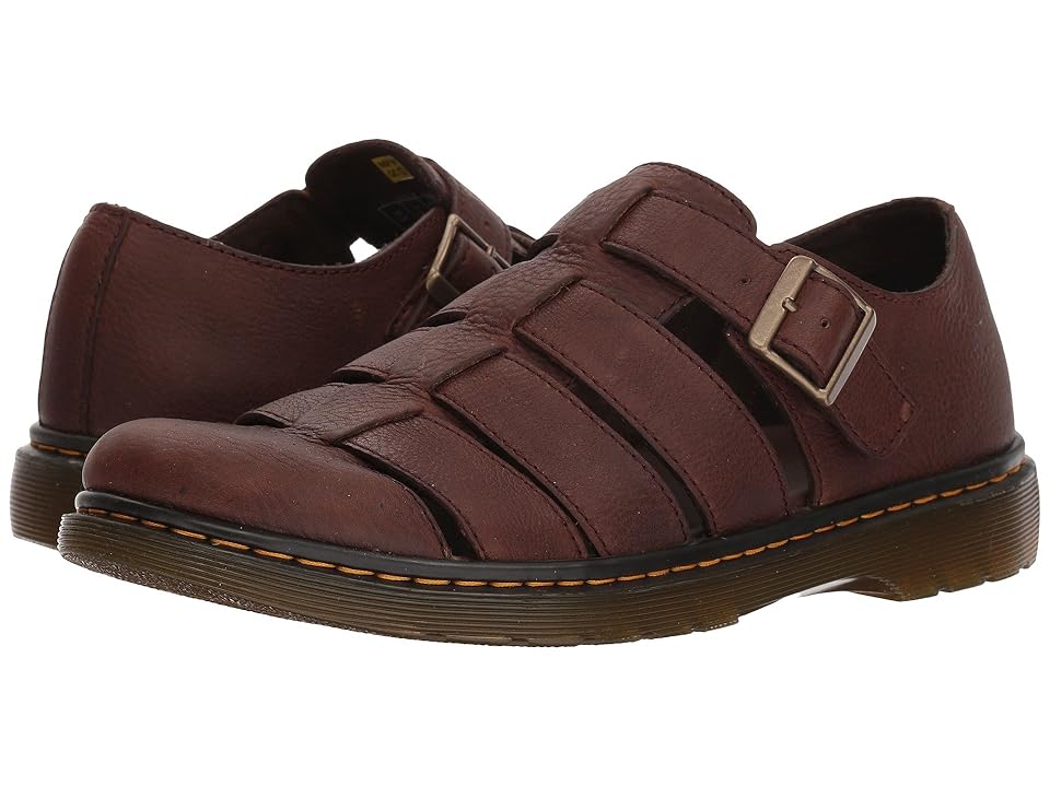 

Dr. Martens Fenton (Dark Brown Grizzly) Men's Sandals