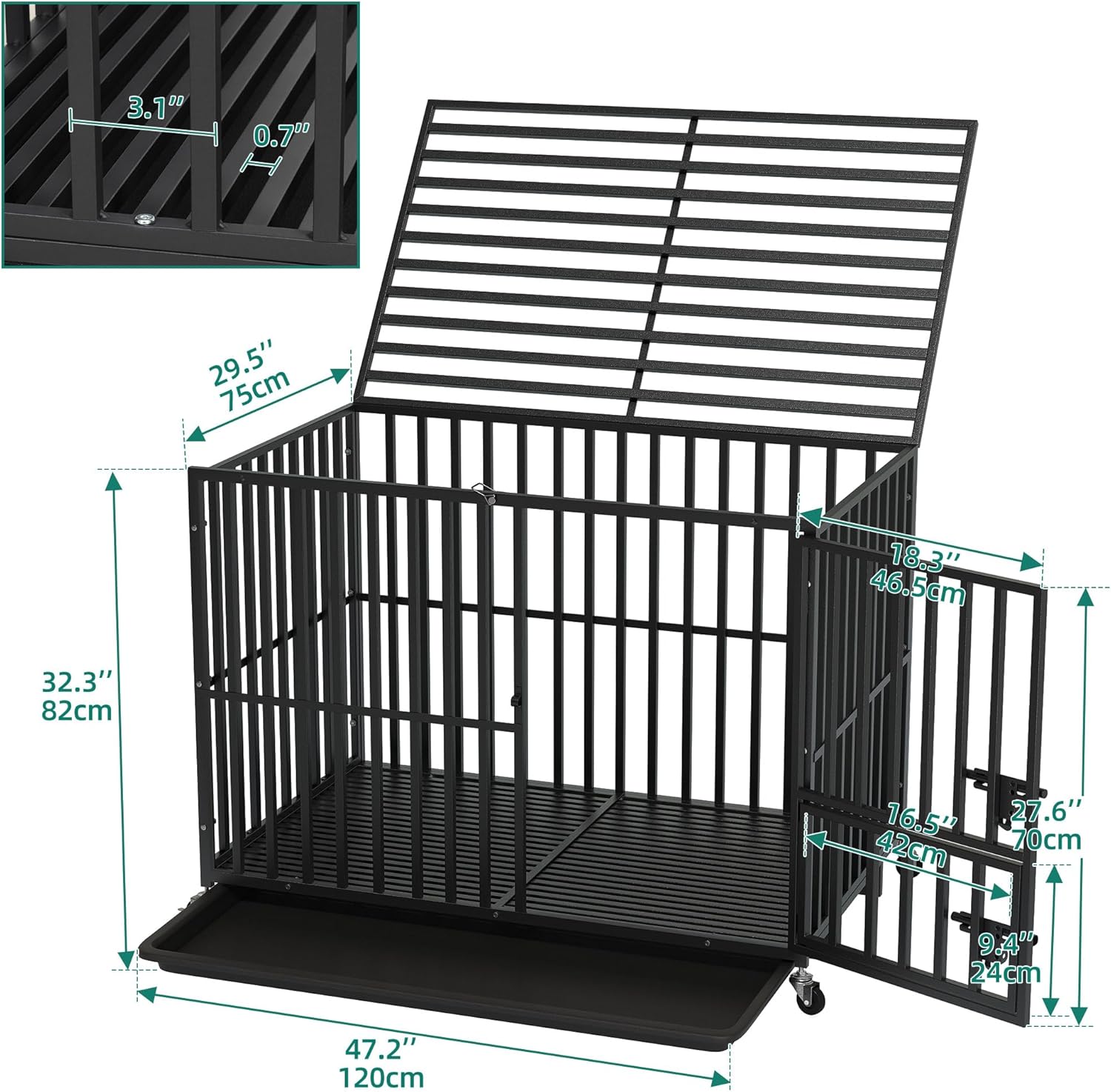 Unleash Comfort: Review of the YITAHOME Heavy Duty Dog Crate for Large Breeds