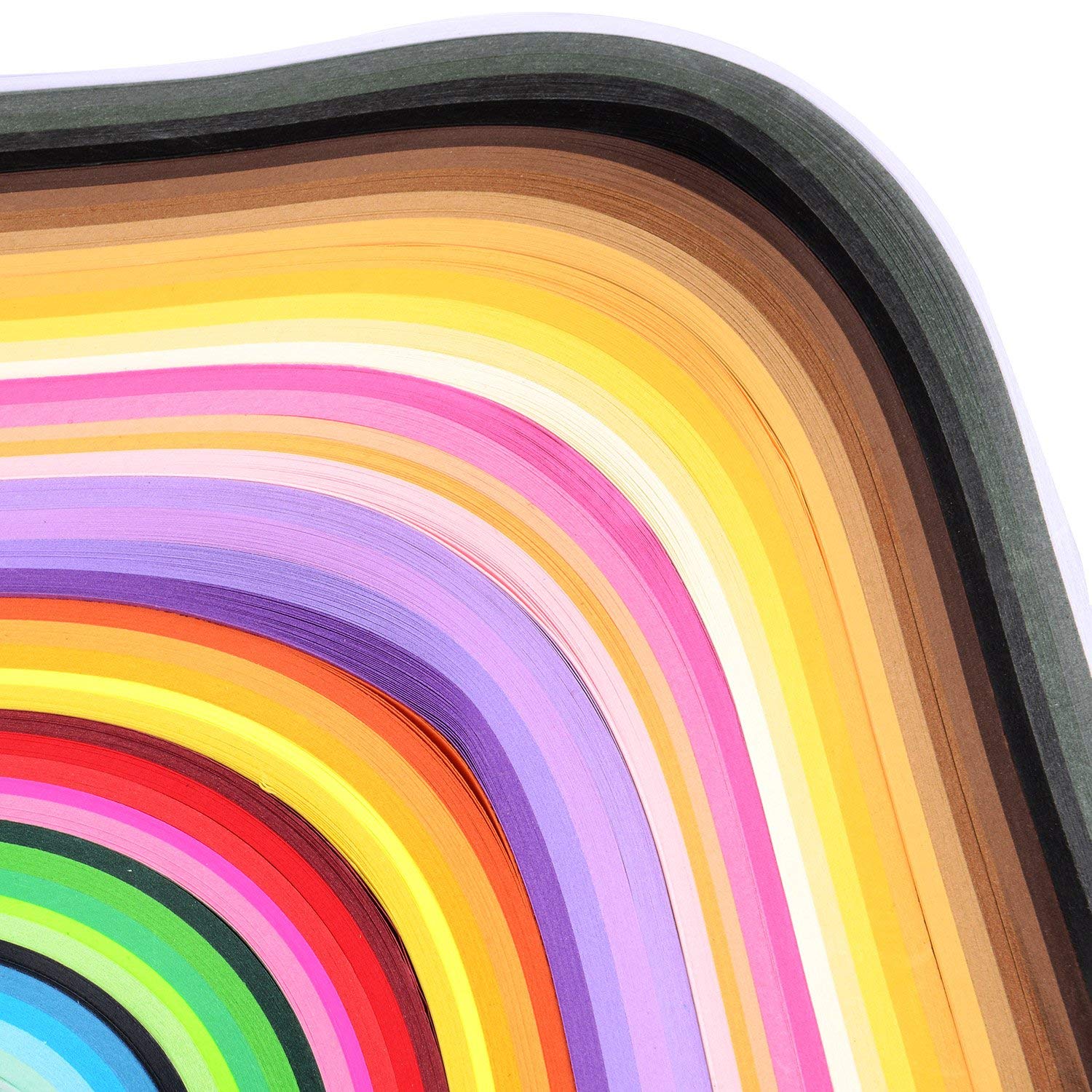 Carta Per Quilling 1080 Pezzi - 44 Colori, Strisce 5x540 Mm, Per Arte E Fai Da Te - Foto 2