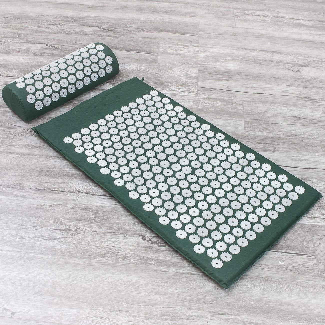 GETZET Acupressure Exercise Mat Pain Relief Point Therapy, Muscle Relaxation, Sciatica And Blood Circulation, Yoga Acupuncture Relaxation Mat. 1