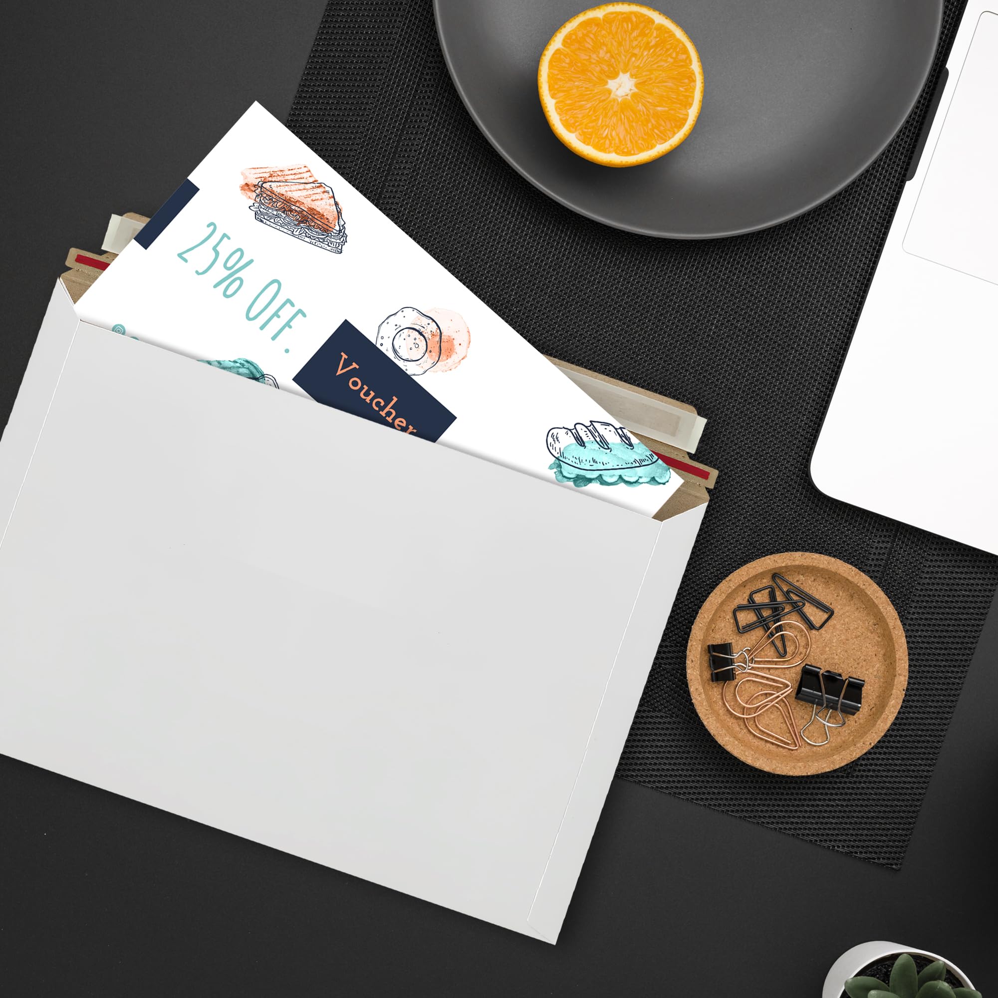 Paquete de 100 sobres de cartón de 10 x 15 cm, autoadhesivos | Para fotos, tarjetas de intercambio, monedas, sellos, tarjetas de felicitación, tamaño exterior 16,5 x 11,4 cm
