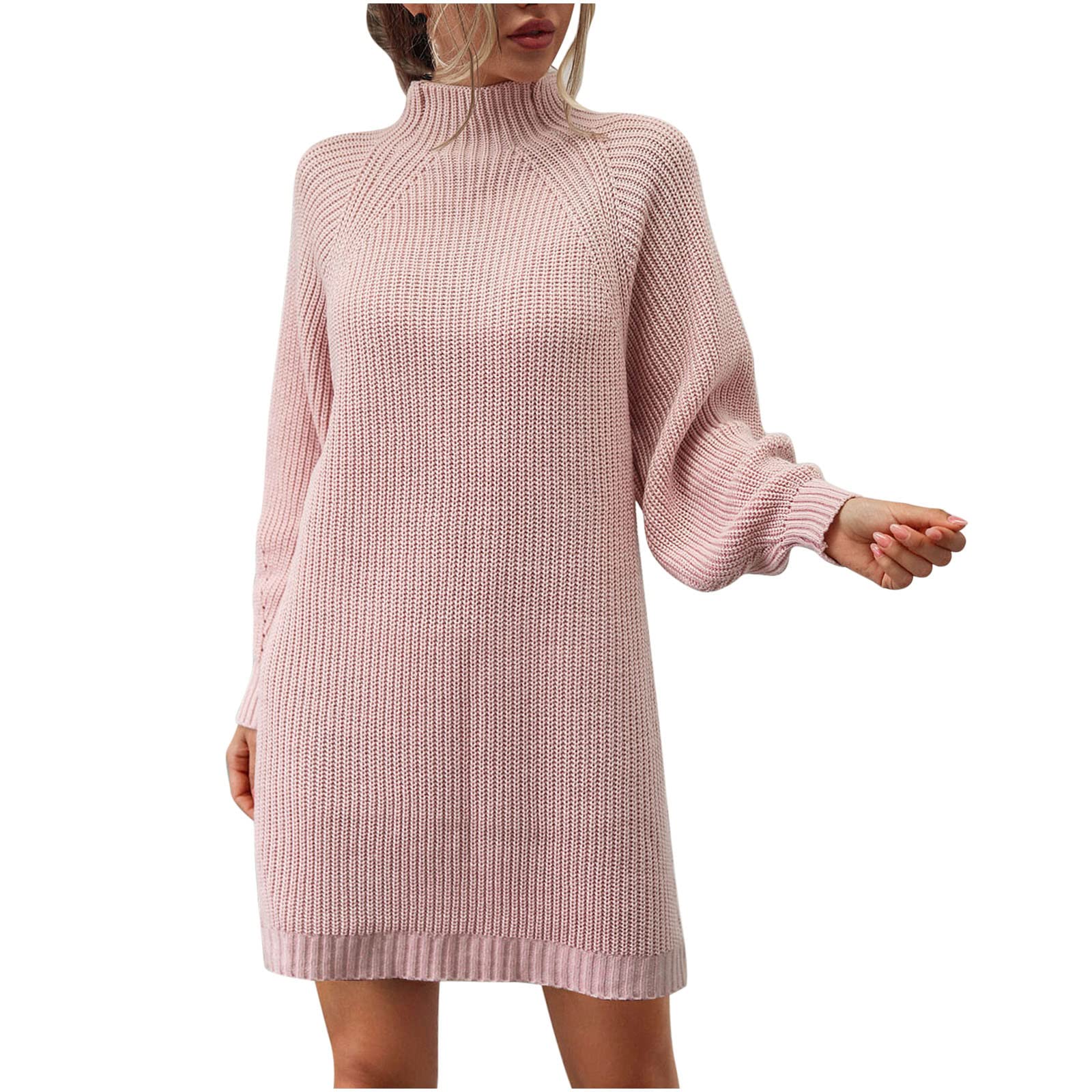 Knitted Jumper Dress For Women Uk Winter Warm Sweater Dresses