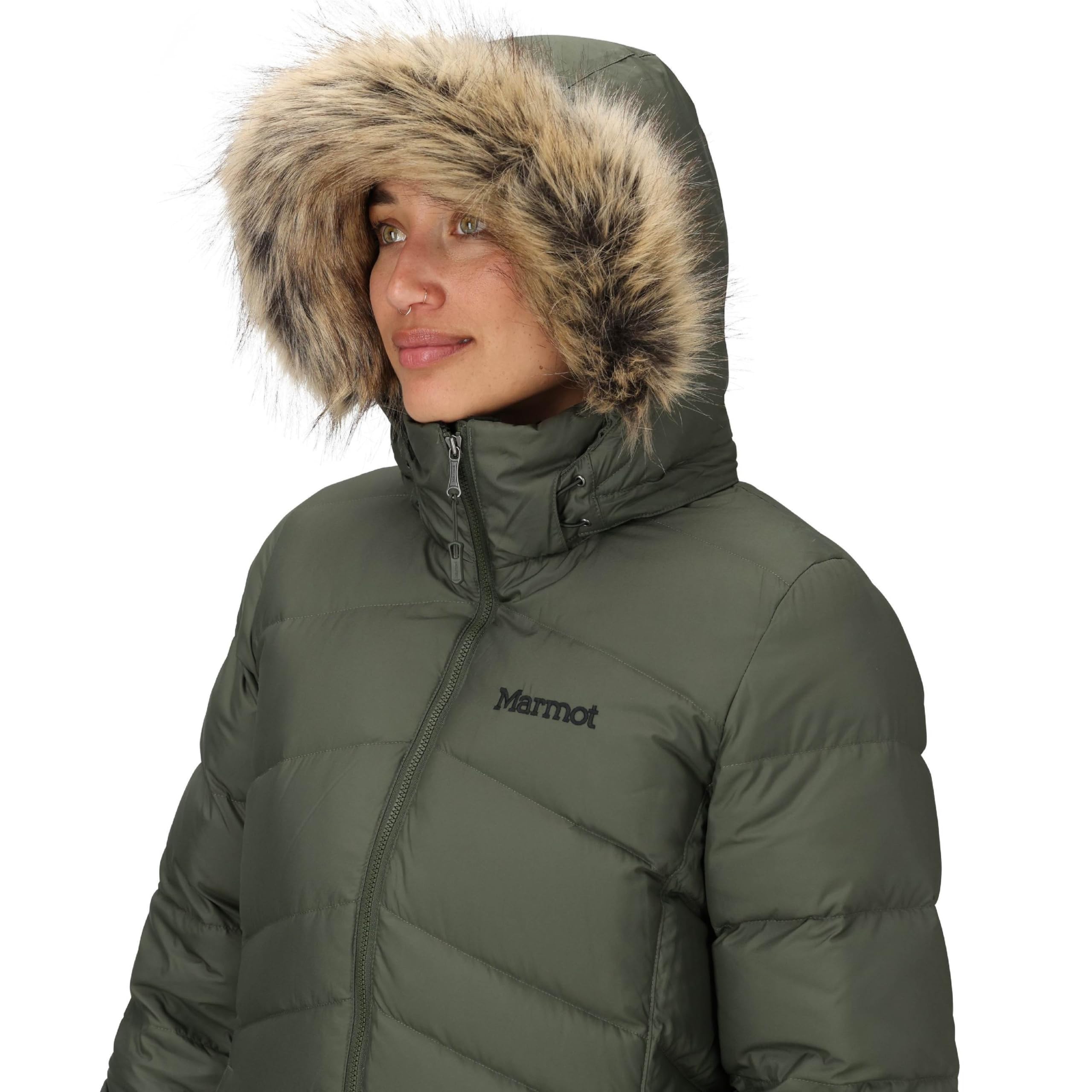 Marmot Wm's Montreal Coat, Piumino Leggero Isolante, Densità dell'Imbottitura 700, Cappotto da Esterno, Giacca Impermeabile Idrorepellente, Antivento