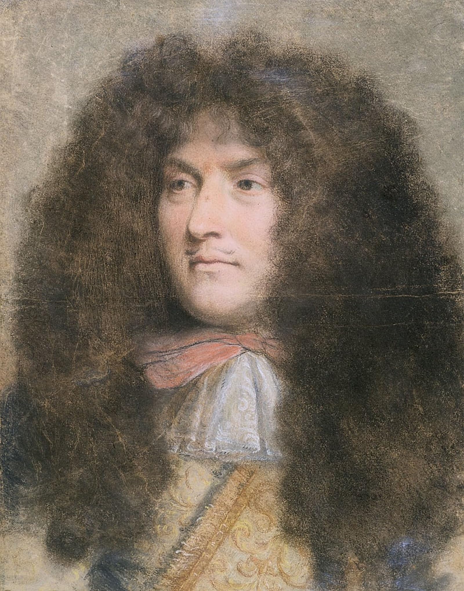 ARTXLXXBN Famous Painting Canvas Artwork Graffiti Print Louis Xiv King of France by Charles Le Brun Portrait Canvas Image for Home Decor 60x90cm