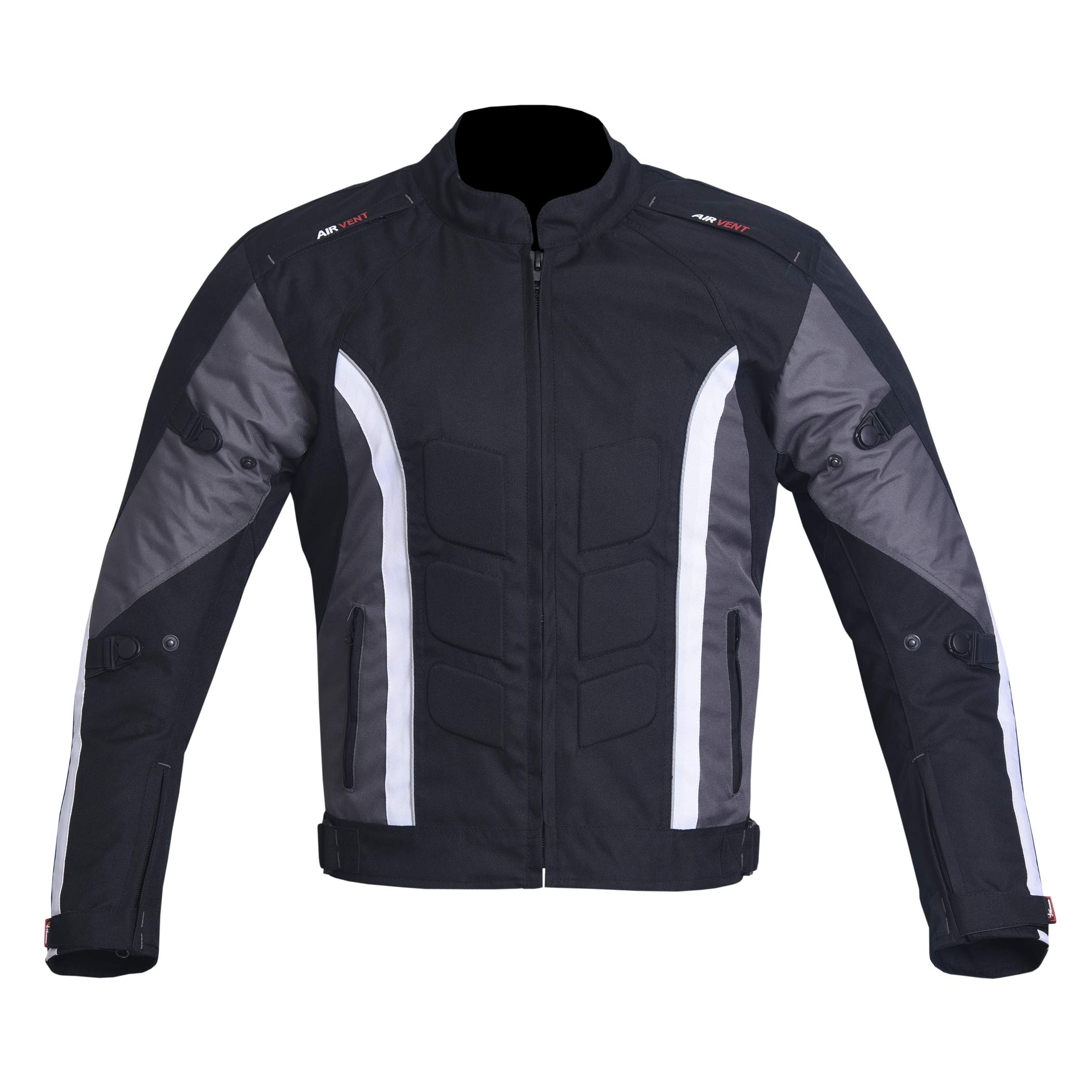 Norman Men's Grey Motorbike Motorcycle Waterproof Protection Jacket Armour Jacket Protective Jacket For (As8, Alpha, Xx_l, Regular, Regular, )