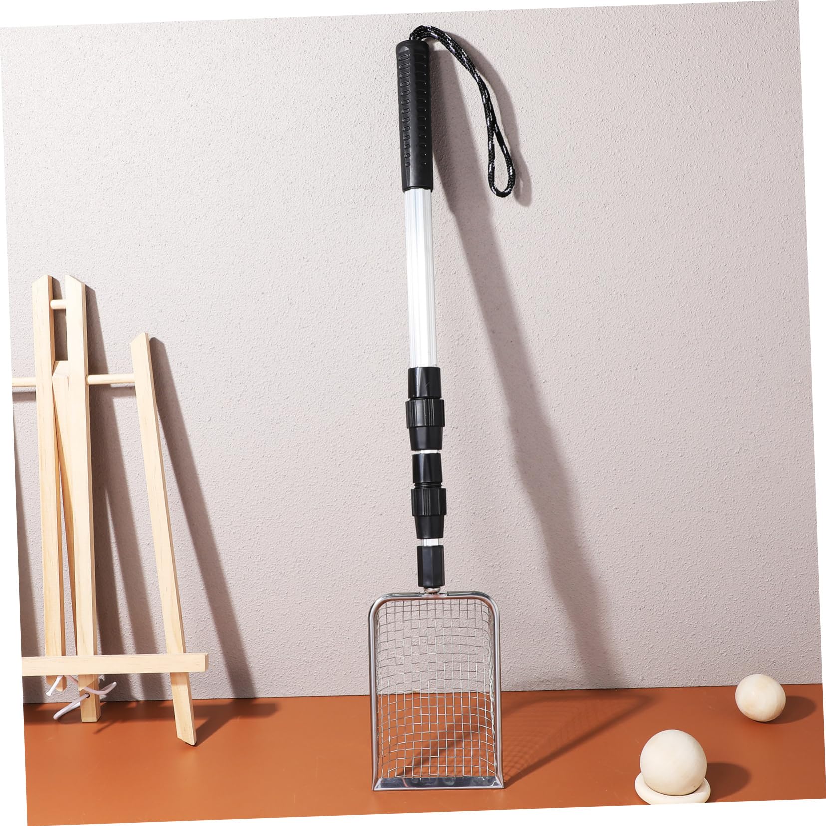 TOYANDONA 2 Pièces Pelle à Litière pour Chat Acier Inoxydable Lot Poignée Tamis à Litière Durable Nettoyage Pratique et Stockage Suspendu