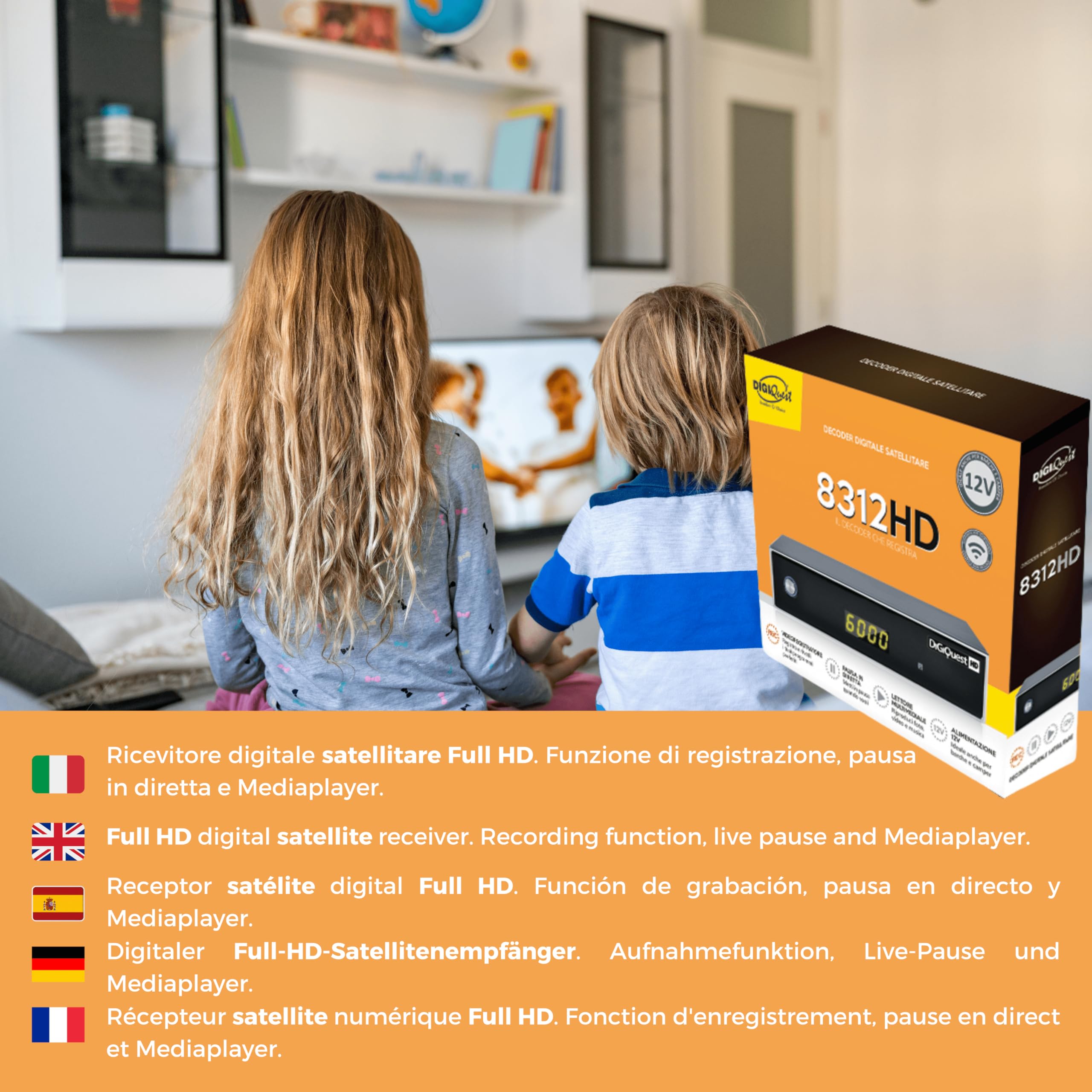 Digiquest 8312 HD Digital Satellite Receiver