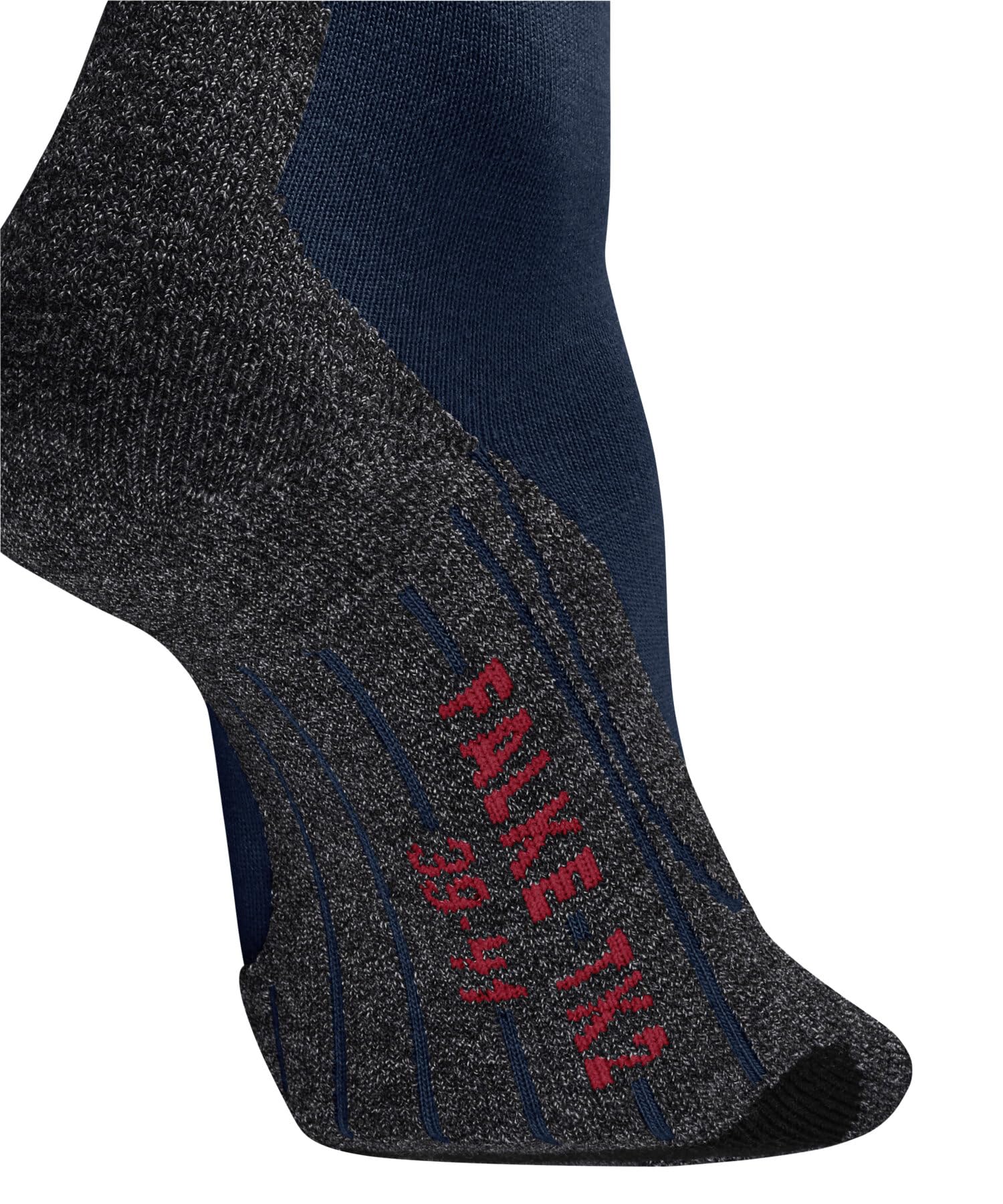 FALKE Herren Wandersocken TK2 Explore M So Wolle Funktionsmaterial antiblasen dick 1 Paar, Blau Stone Blue 6599, 46-48 (Packung mit 2)