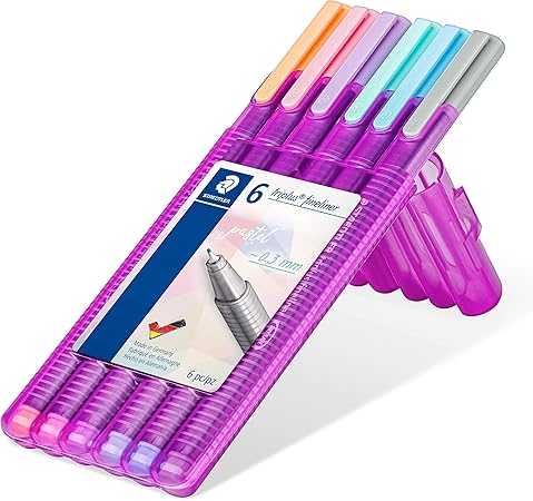 Staedtler 334 Trplus Fnelner Adult Colourng Pens - Cute Statonery