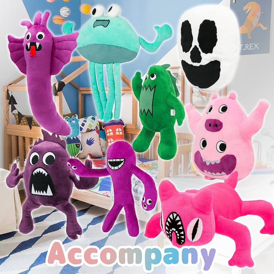 ぬいぐるみセット ピンクと青 ハンガリー製 Amazon.co.jp: ZhoHuaBoy Garten of Banbanぬいぐるみ バンバン