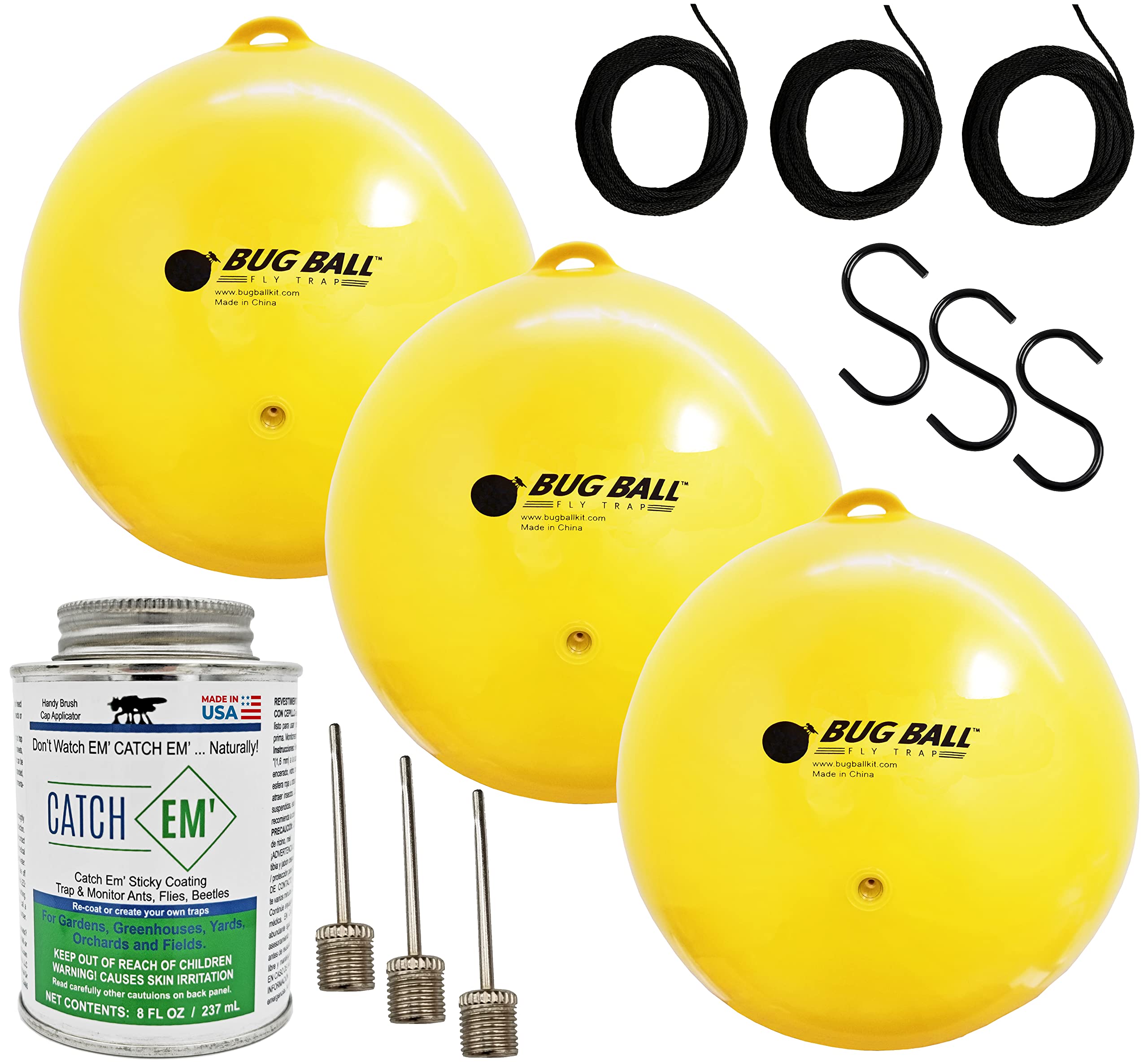 3 Pack Gnat Ball Starter Complete Kit