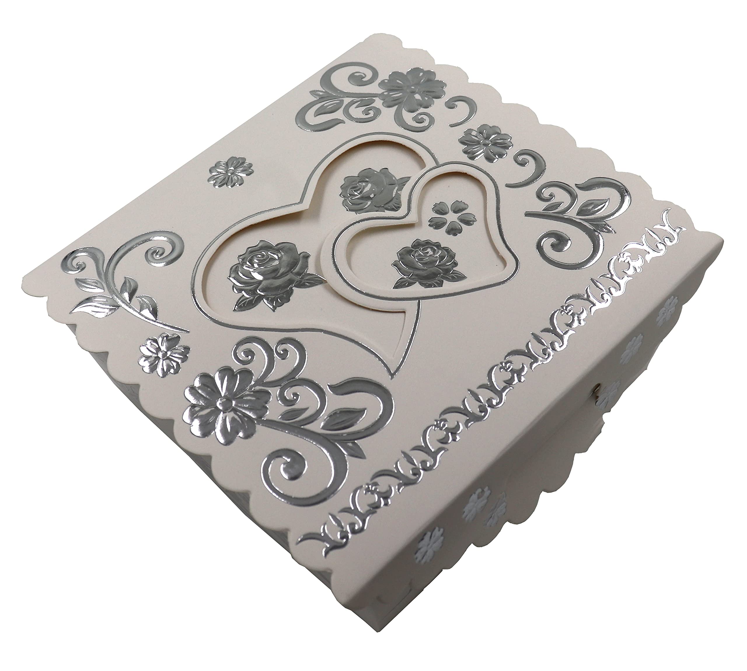 PARASs Paper Rectangle Empty Folding Gift Boxes Heart Shaped Chocolate Packing Paper Gift Box for Packing Gift Return Gifts, White Paper Gift Box, Pack of 10 (B0BR5TNB1V) Amazon Price History, Amazon Price Tracker