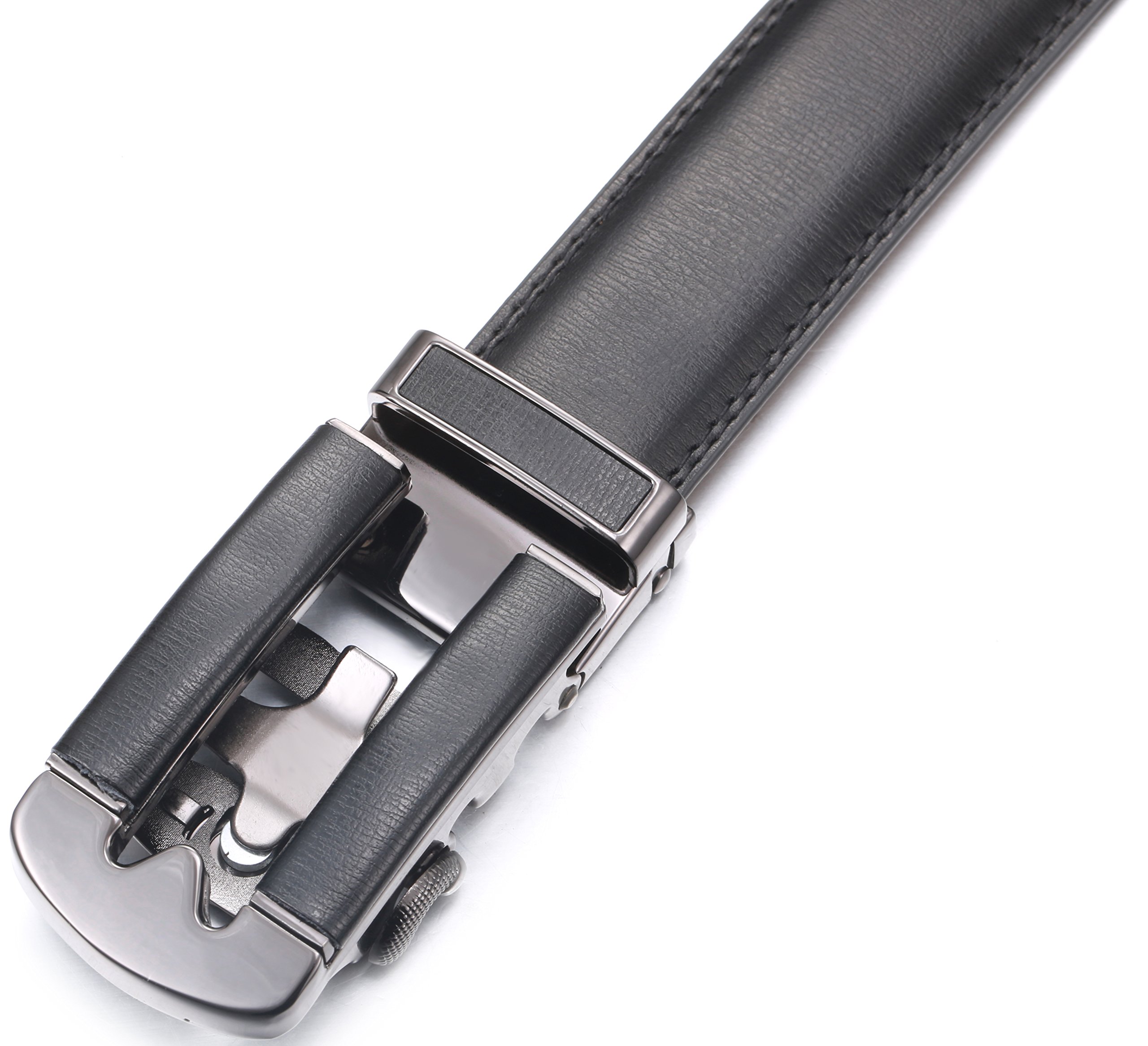 marino men's genuine leather ratchet dress belt Mio Marino Men's Ballast Leather Linxx Ratchet Belt