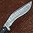 Poshland REG-166 Custom Handmade Damascus Steel kukri Knife - Perfect Grip G10 Handle