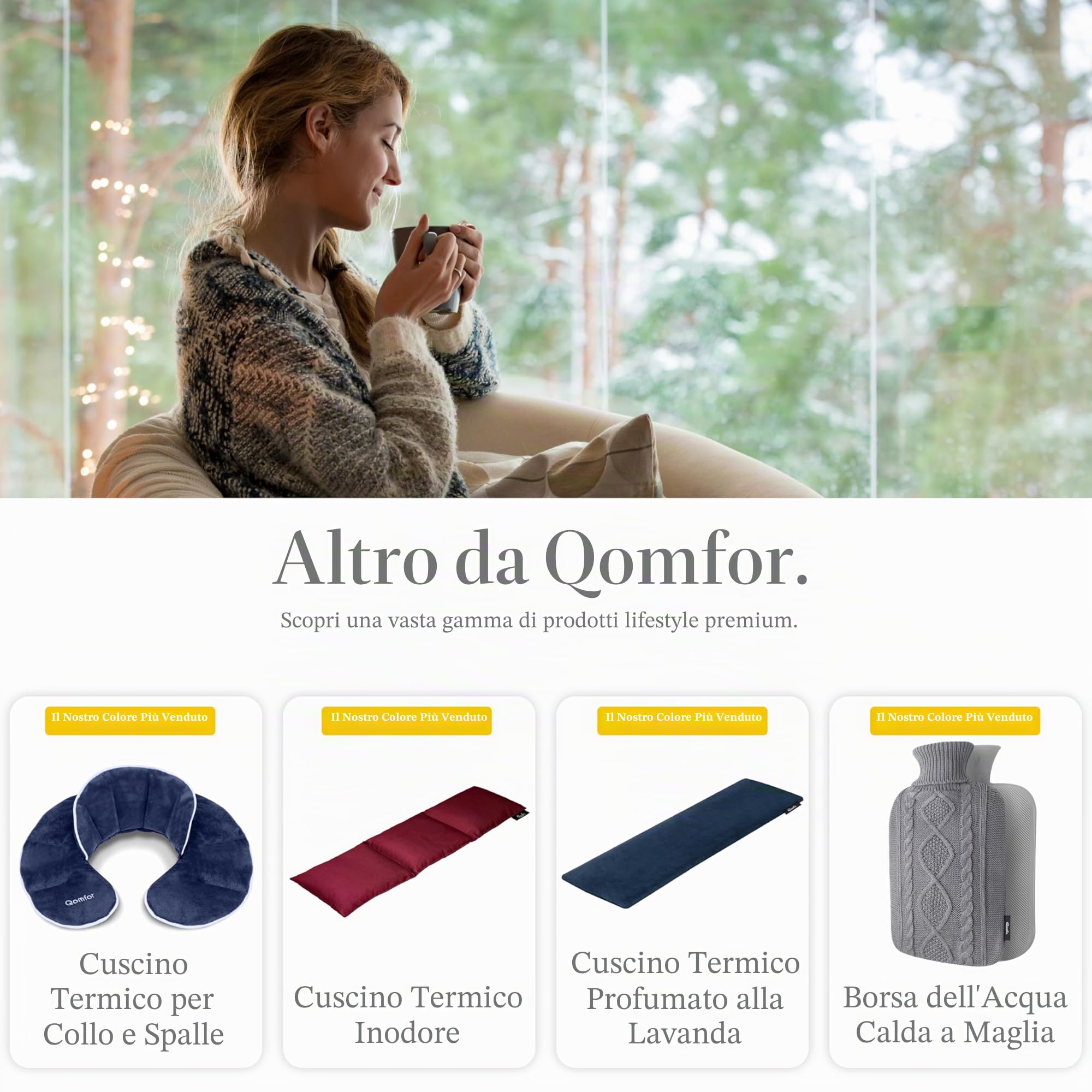 Borsa dell'acqua calda/borsa termica – con morbida fodera in maglia di alta qualità – blu scuro, 2 ​l – Termoforo per crampi mestruali e comfort durante il ciclo – Impacco caldo e freddo