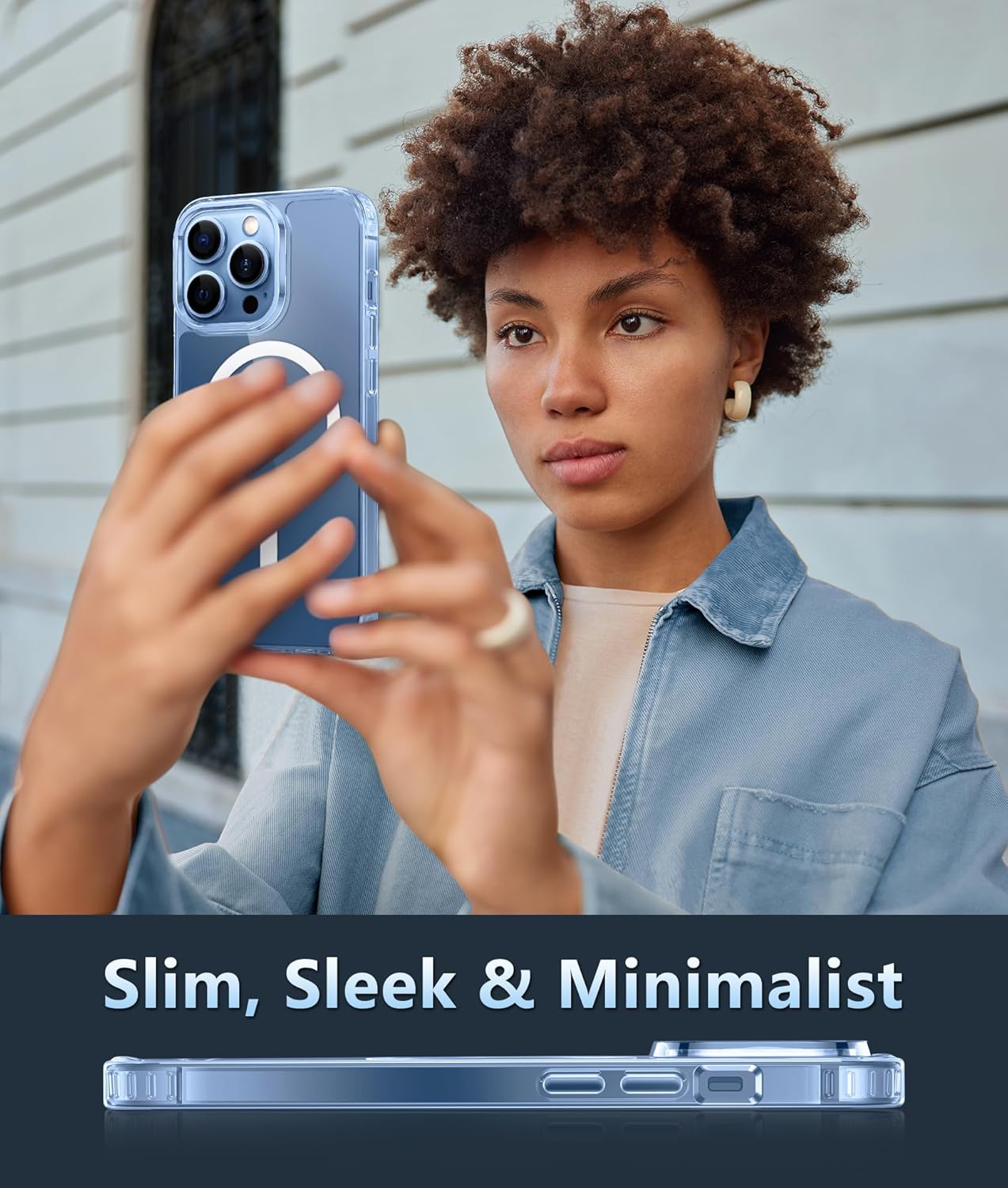 FNTCASE for iPhone 12 Pro Case: iPhone Magnetic Military Grade Drop Protection Clear Cell Phone Case - Rugged Durable Shockproof Anti Yellowing Slim Cases for iPhone 12 Pro (Clear) - Image 6