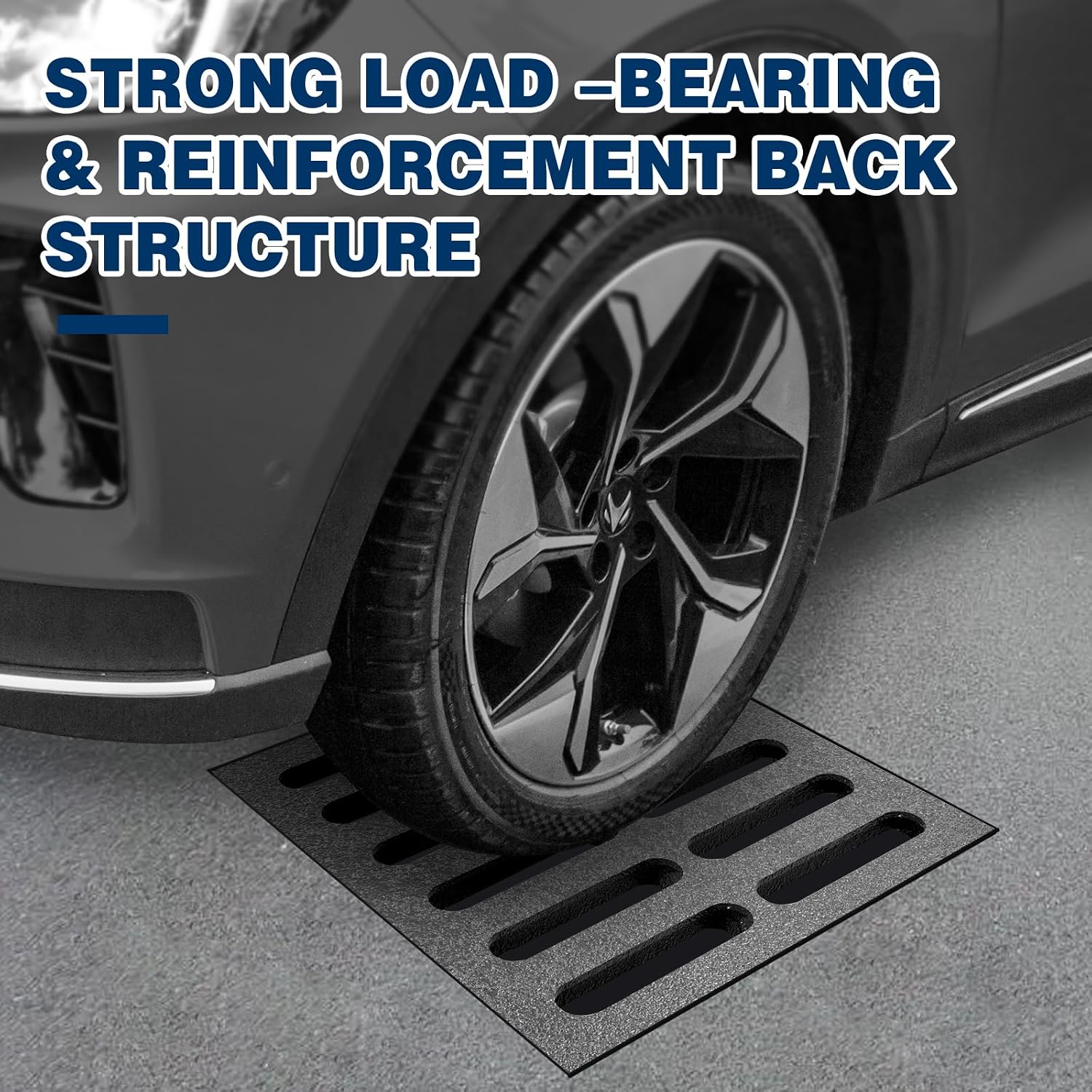 Cast Iron Drain Grate，Black Square Drainage Grate for Driveway, Concrete
